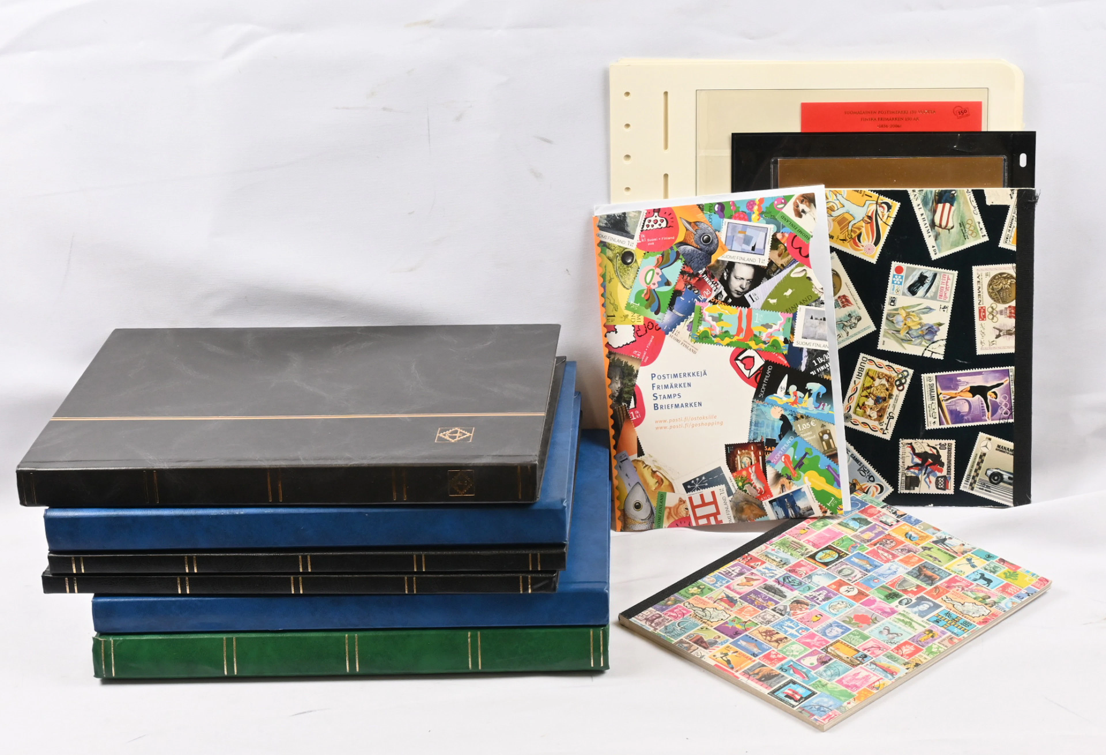 From 1885 onwards a mixed stock selection in eight stockbooks of various