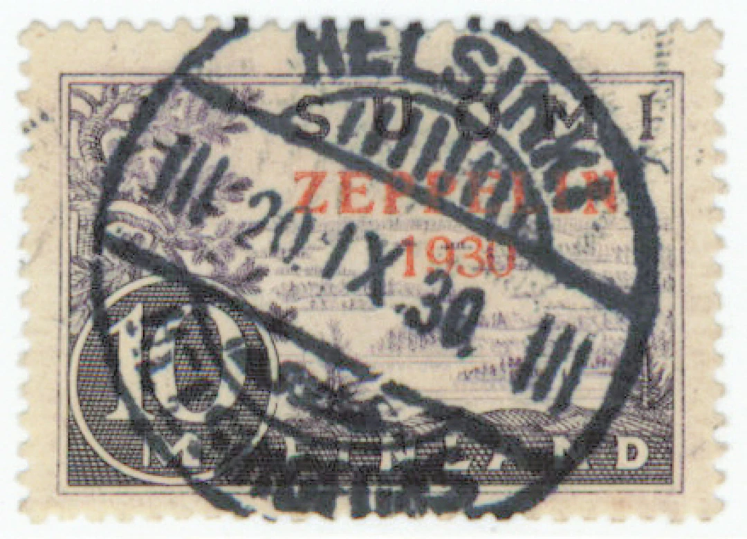 Zeppelin very fine used Helsinki 1930