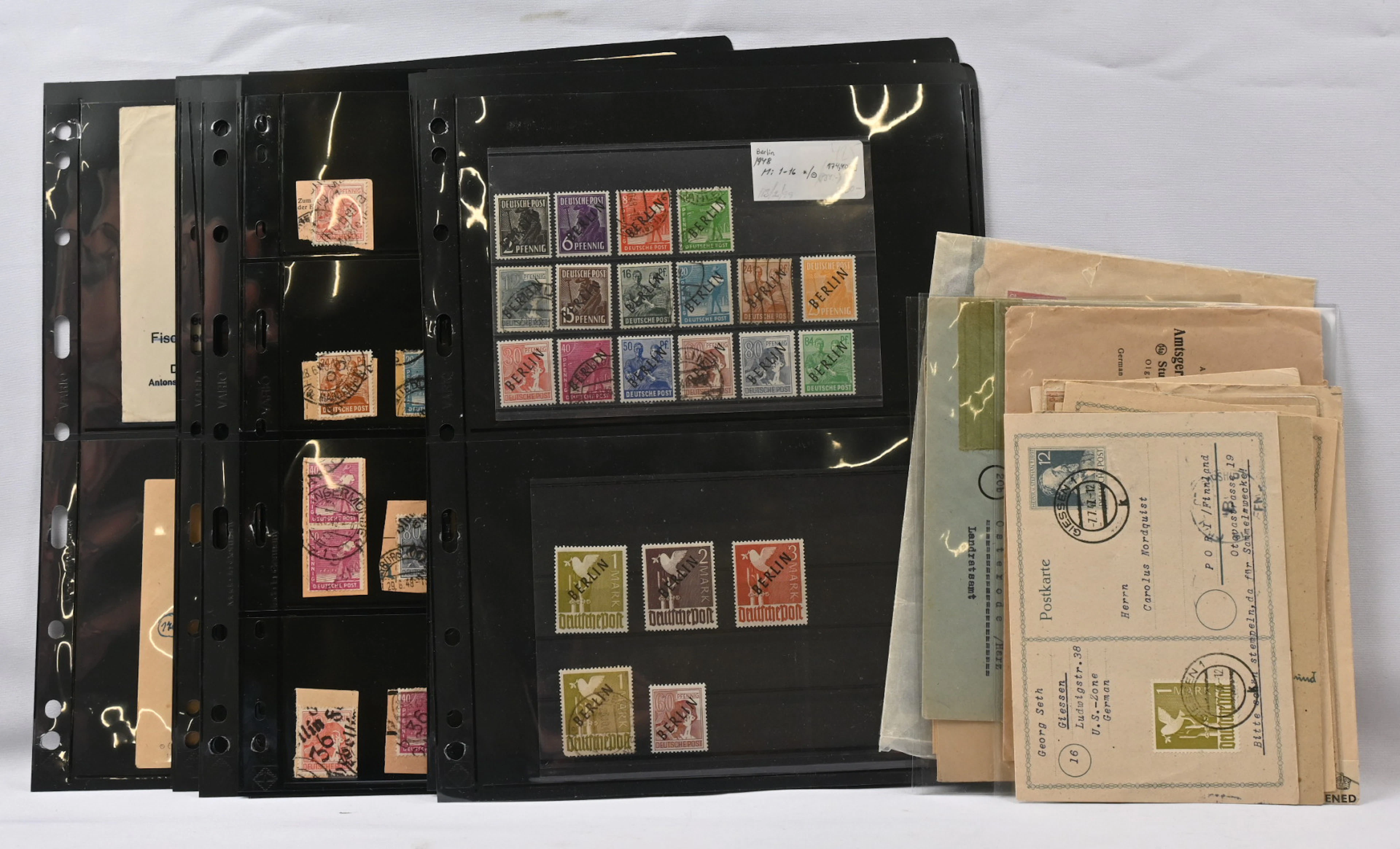 1946 - 1949 Joint Allied Zone, Bizone and Berlin (West), small selection