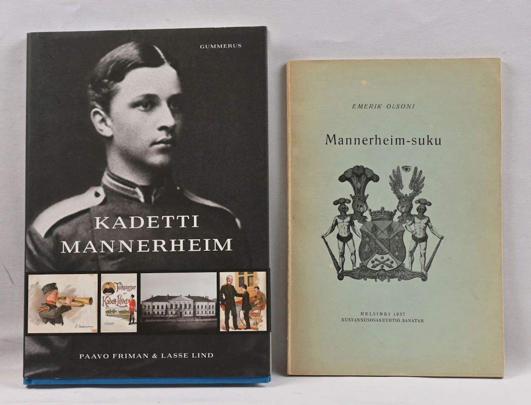 Two books about Mannerheim, Mannerheim's general order and Itsenäisyyden