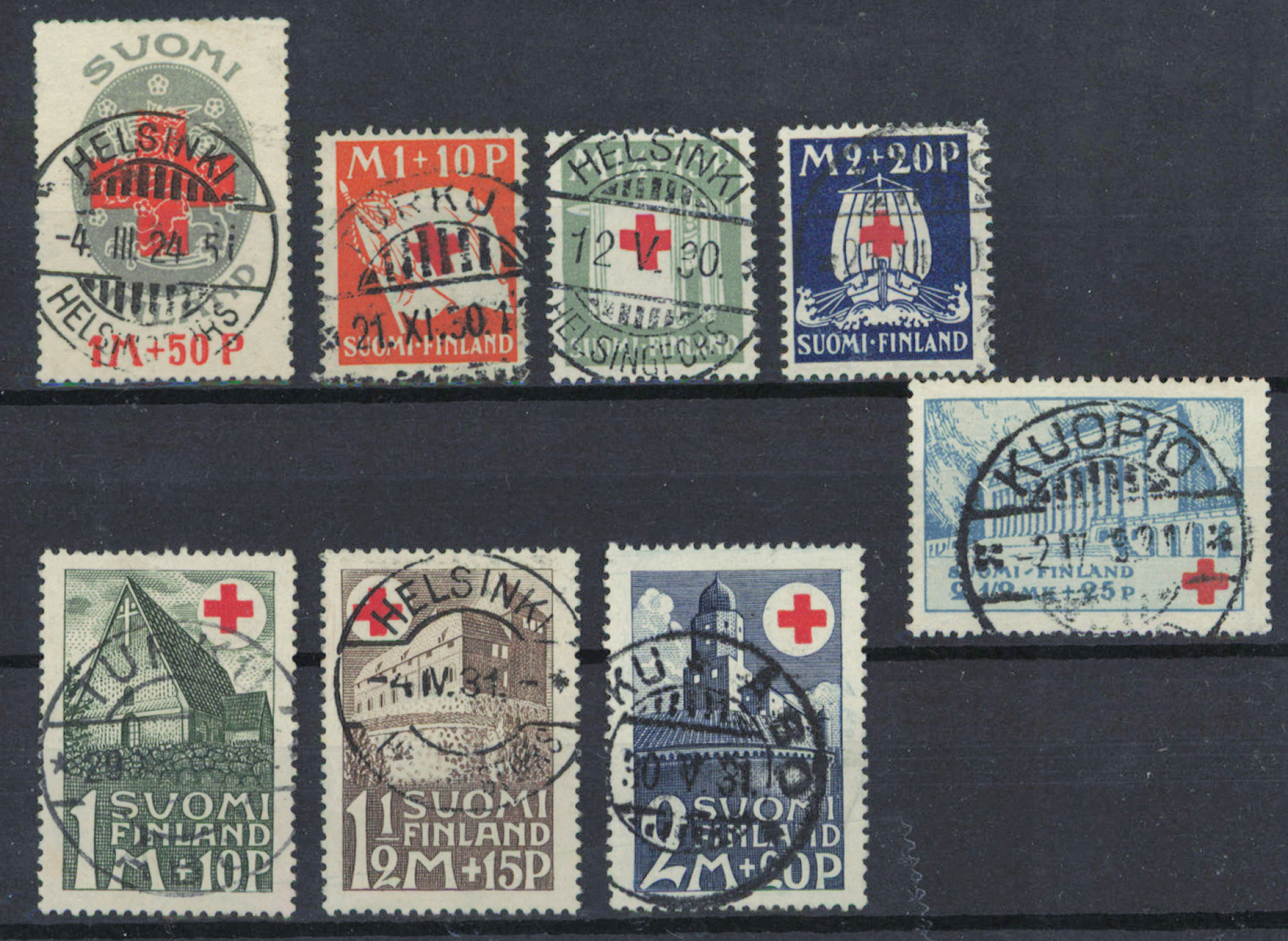 1922 - 1932 small selection of superb / very fine used stampson stockcard.