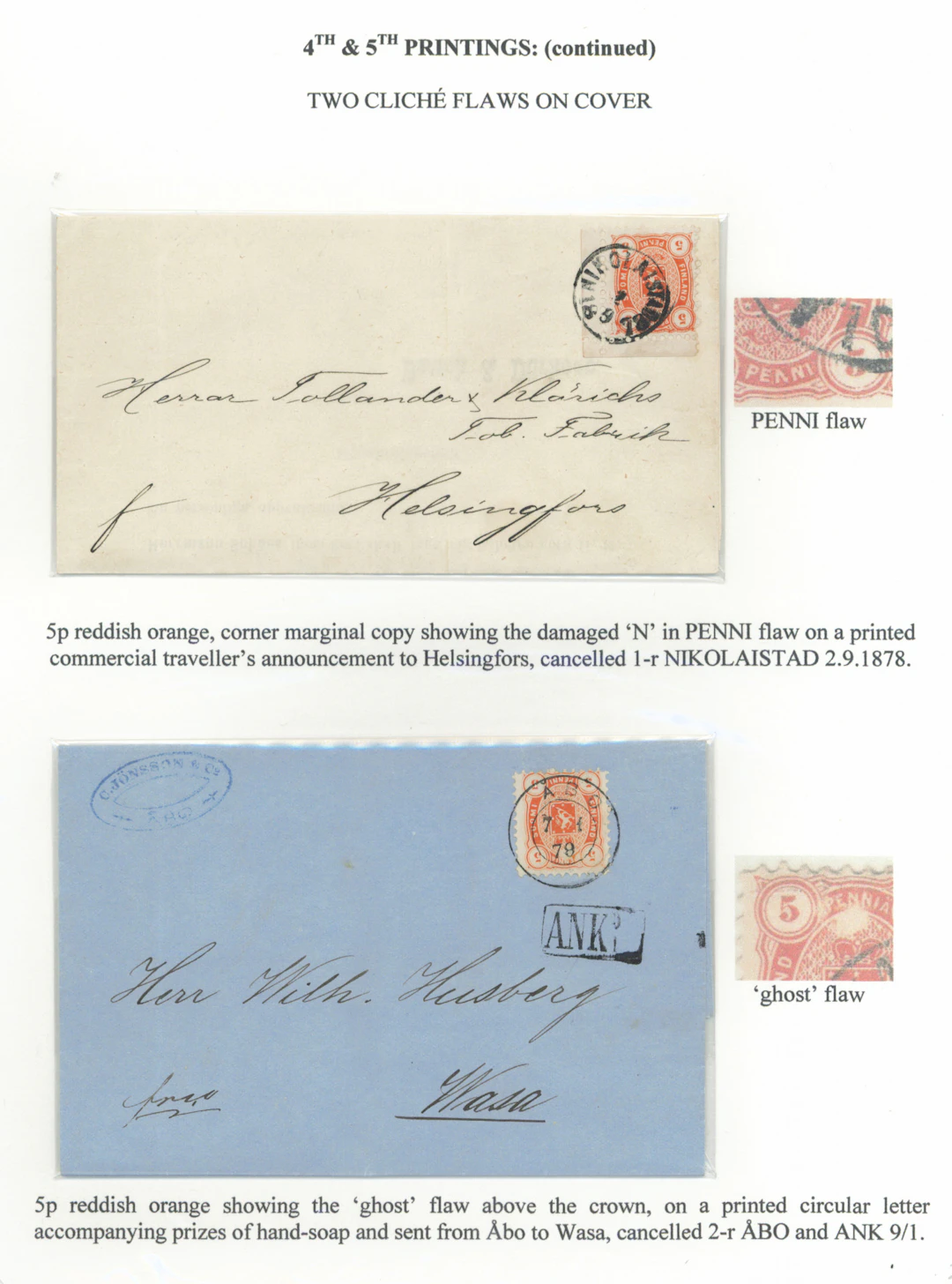 5 penni reddish orange, two beautiful printed matter covers, where