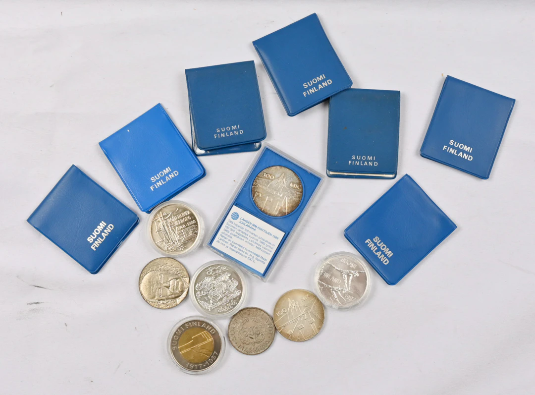 From 1952 onwards commemorative coins selection 15 pieces including