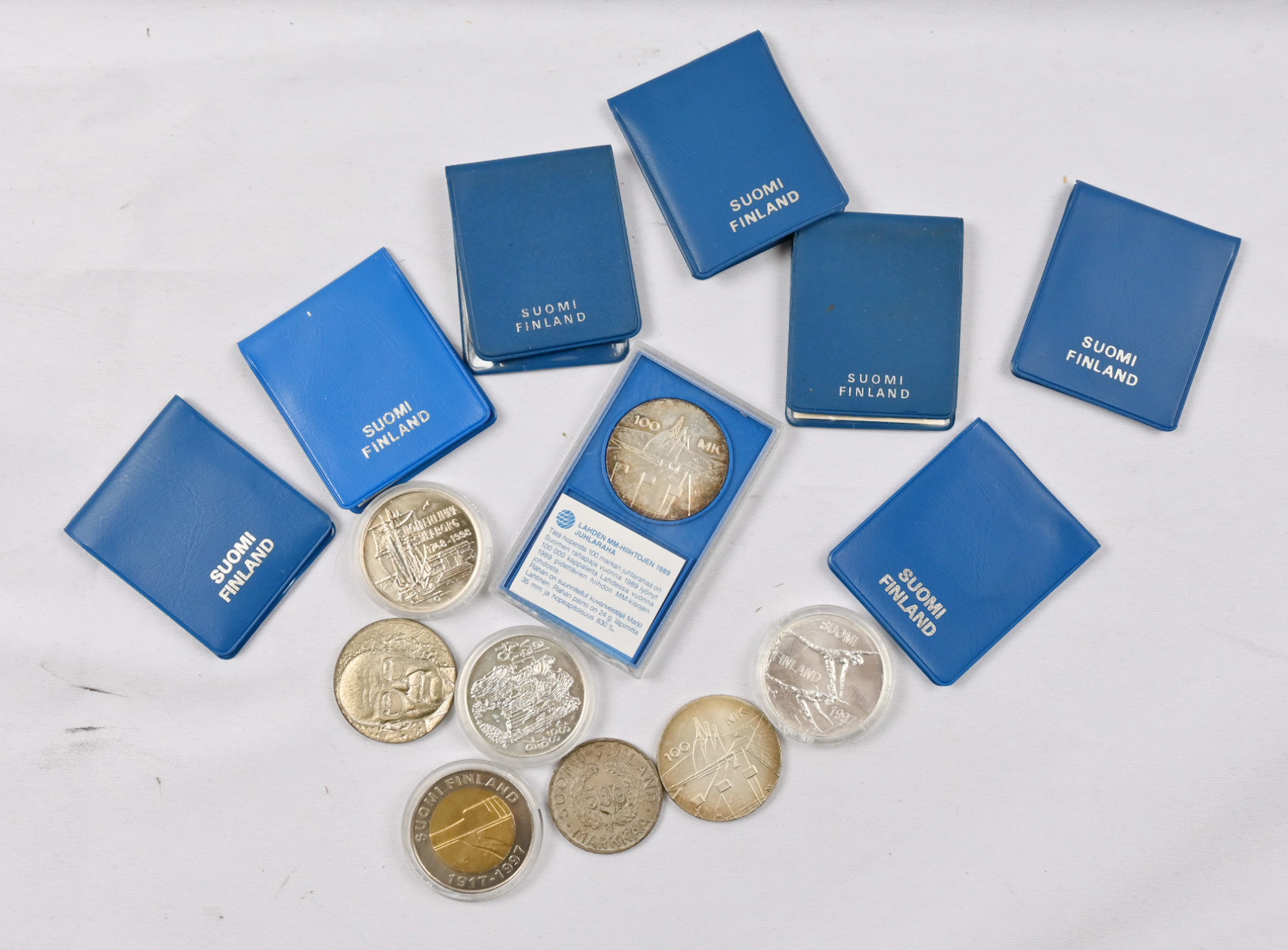 From 1952 onwards commemorative coins selection 15 pieces including