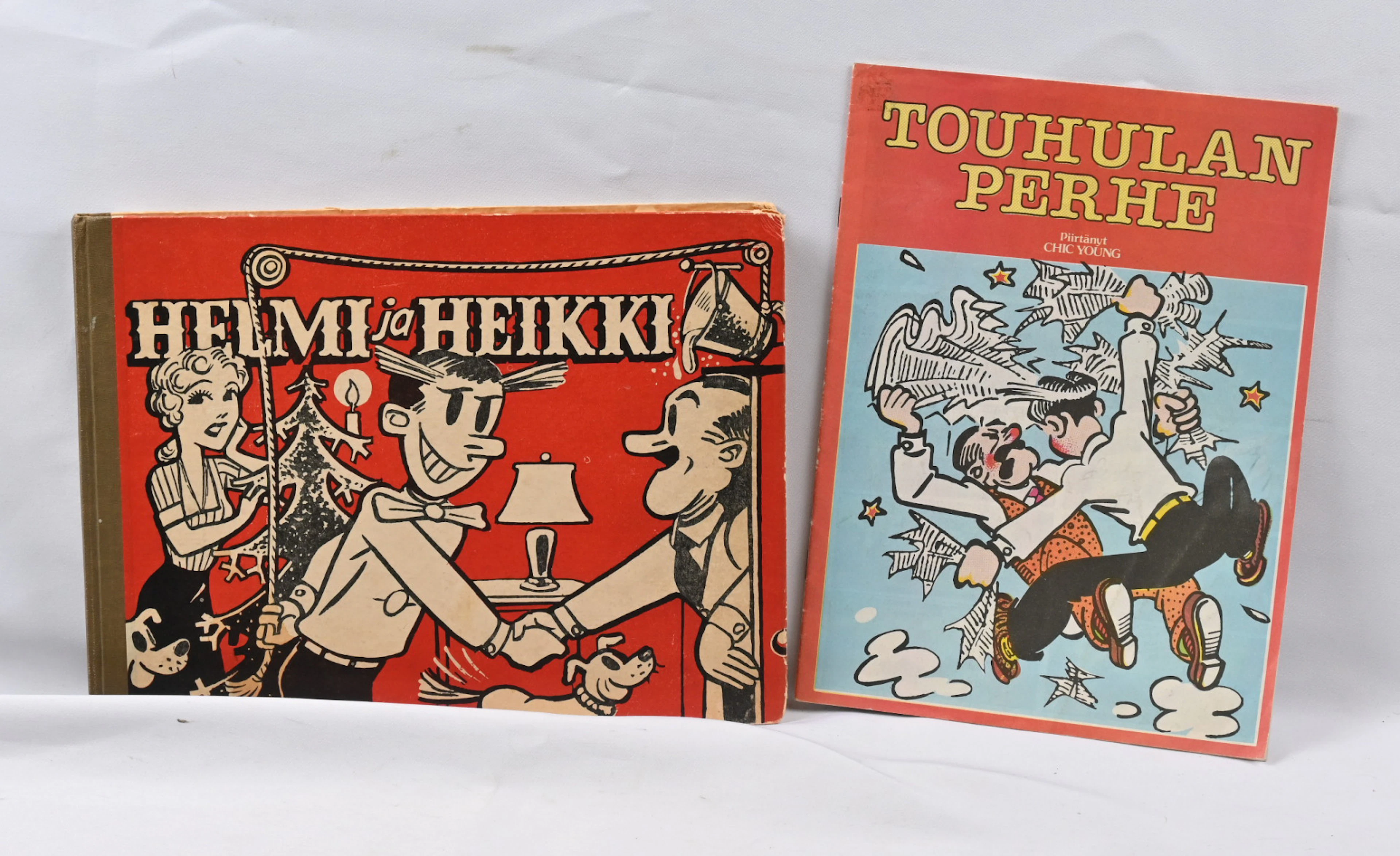 1951 "Helmi ja Heikki", family comic strip from the "Suomen Sosialidemokraatti"