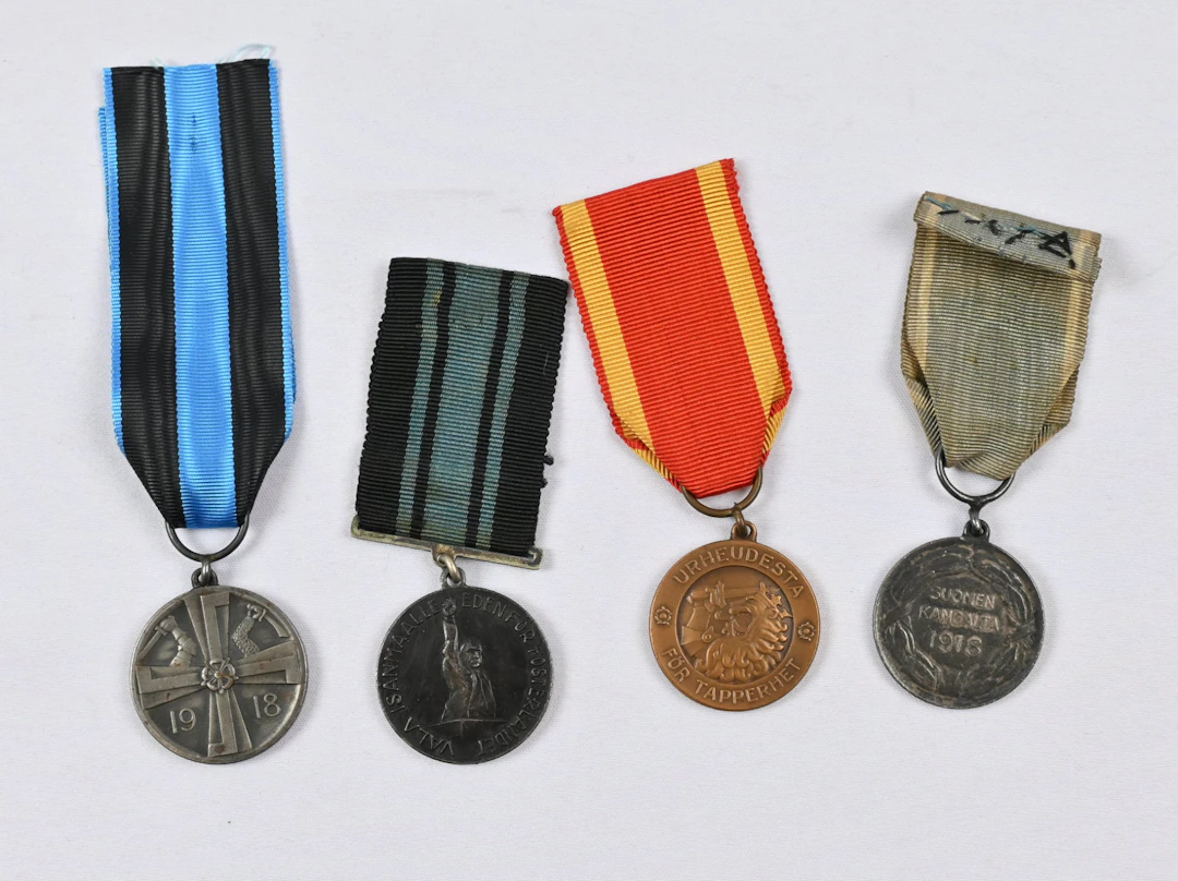 "Talonpoikaismarssi" Medal. Medal of Liberty 1st class 1918, Medal