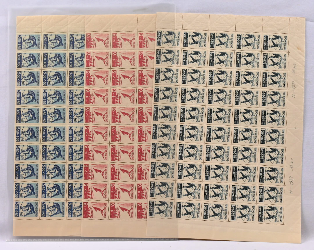 1938 FIS sheet set (3 x 100).