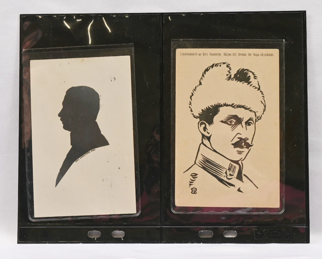 Mannerheim two different from the 1920s (artists: E. Vasström and