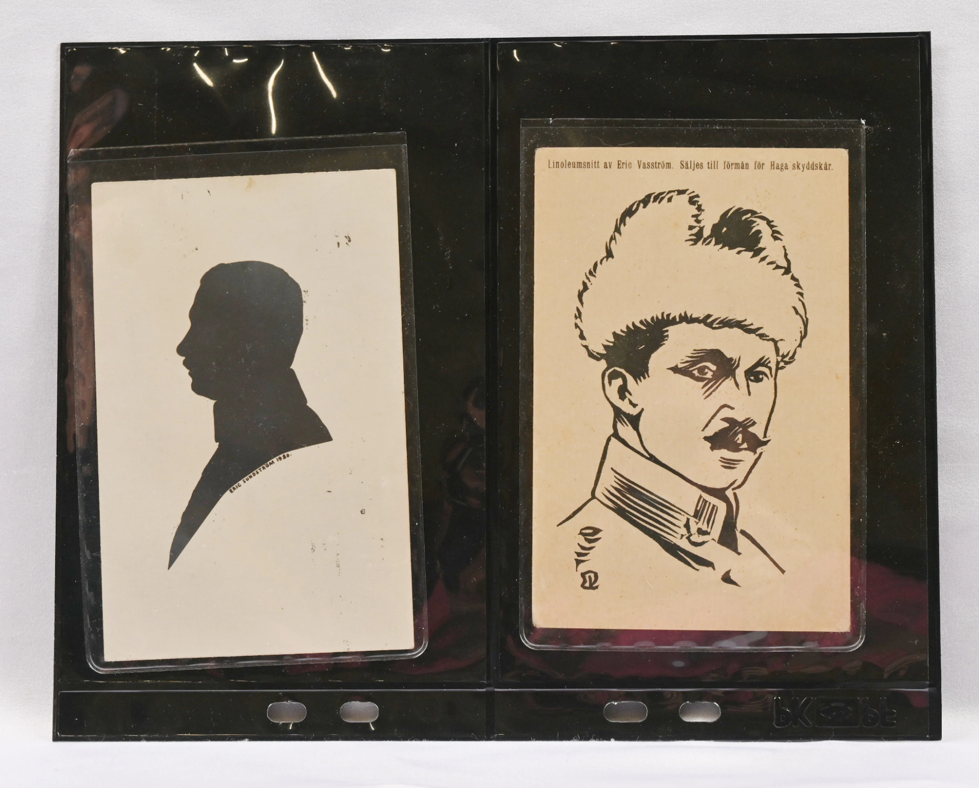 Mannerheim two different from the 1920s (artists: E. Vasström and