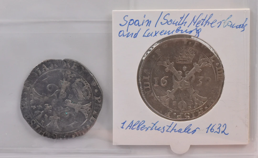 Spain, South Netherlands 1632 and Netherlands 1651 Albertusthalers