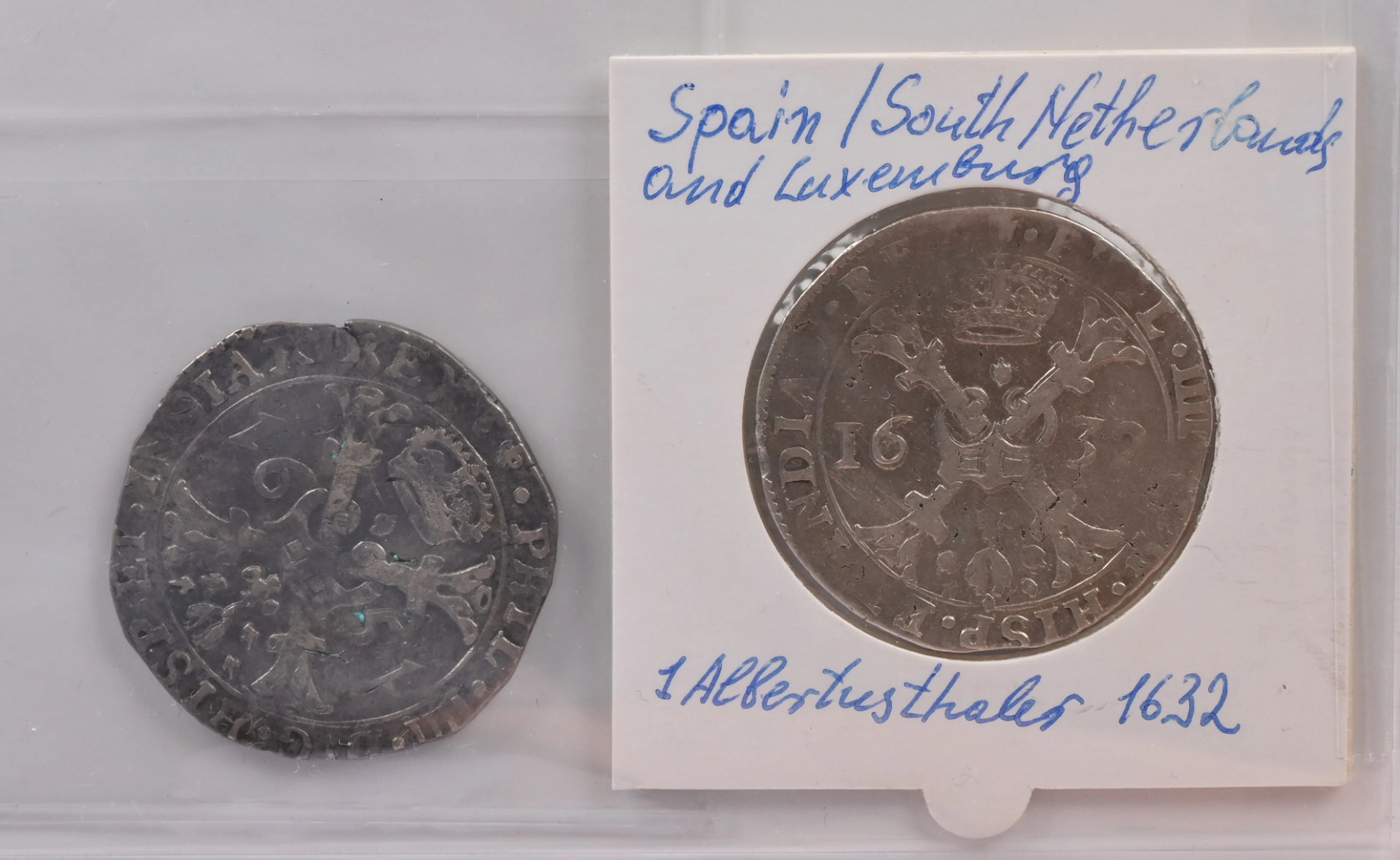 Spain, South Netherlands 1632 and Netherlands 1651 Albertusthalers