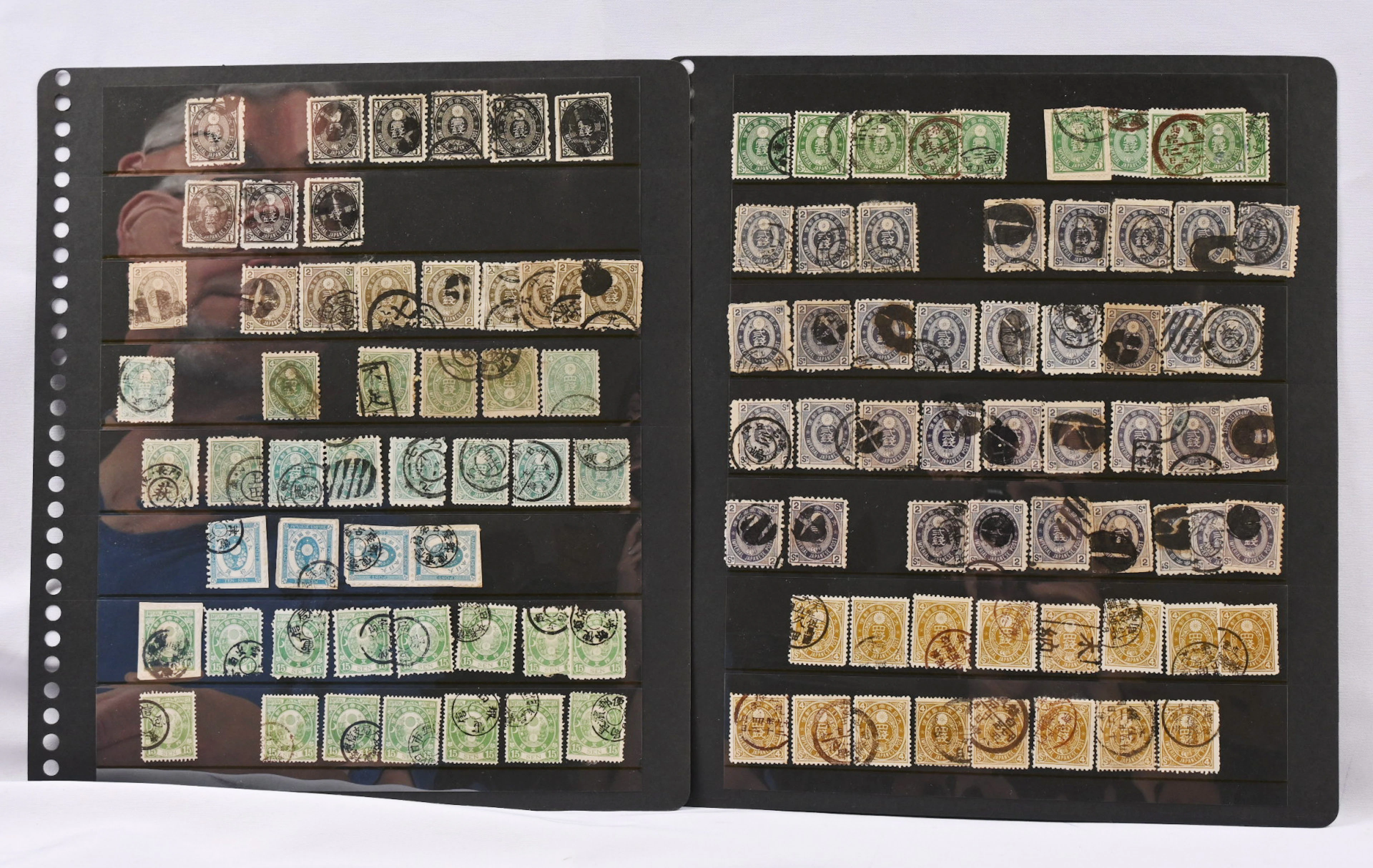 1876 - 1899 fine old stock of used Koban and Chrysanthemum definitive