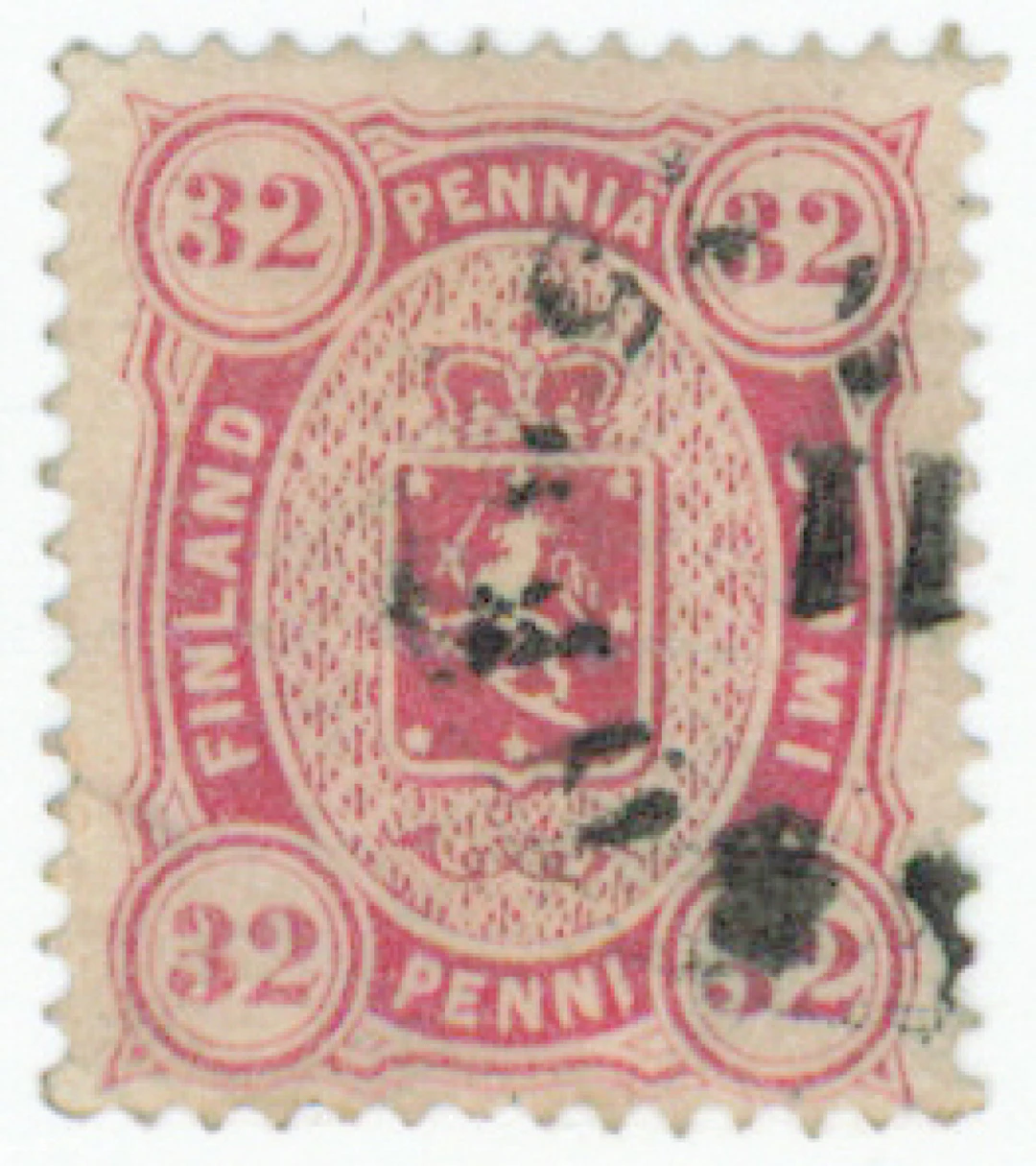 Copenhagen printing, fine used stamp but minor faults like thin