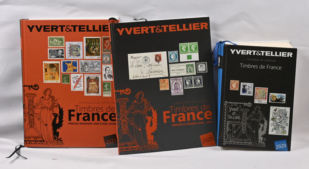Yvert & Tellier, France catalogue from 2020 and another catalogue