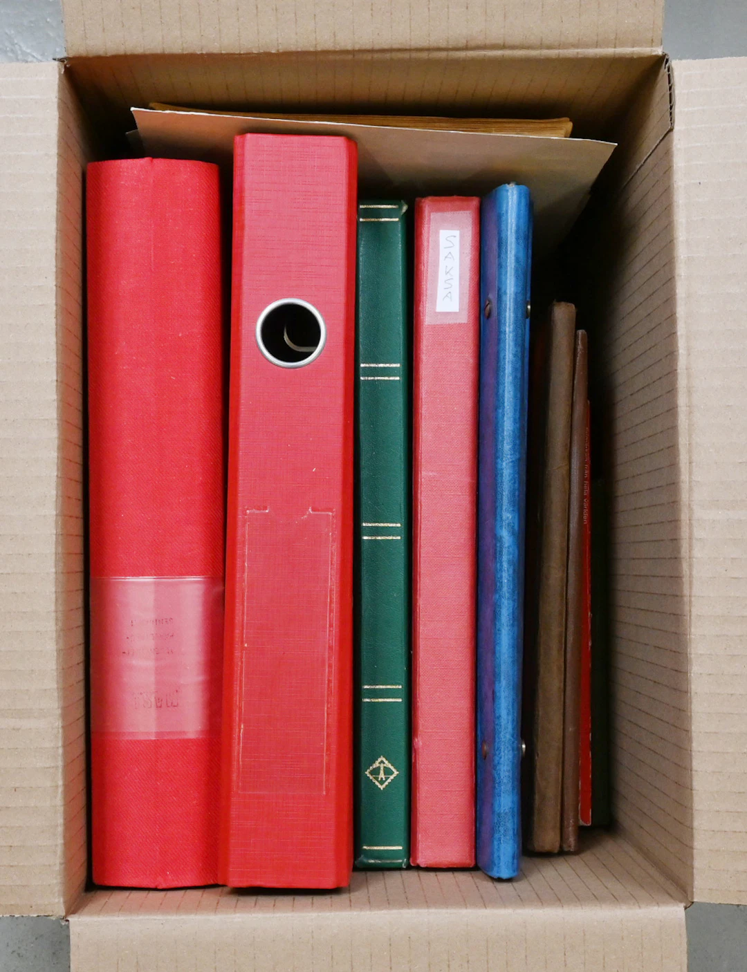 In two albums mixed postal item selection mainly covers arrived in
