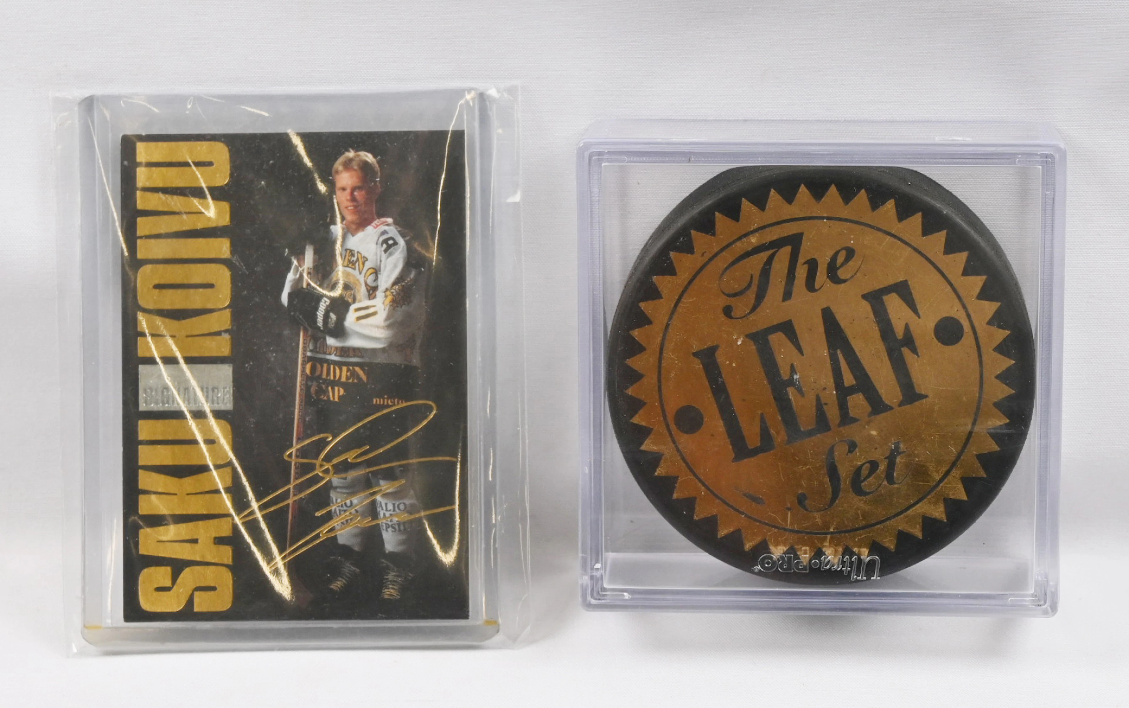 Sisu hockey + 1994-95 Sisu Saku Koivu signature