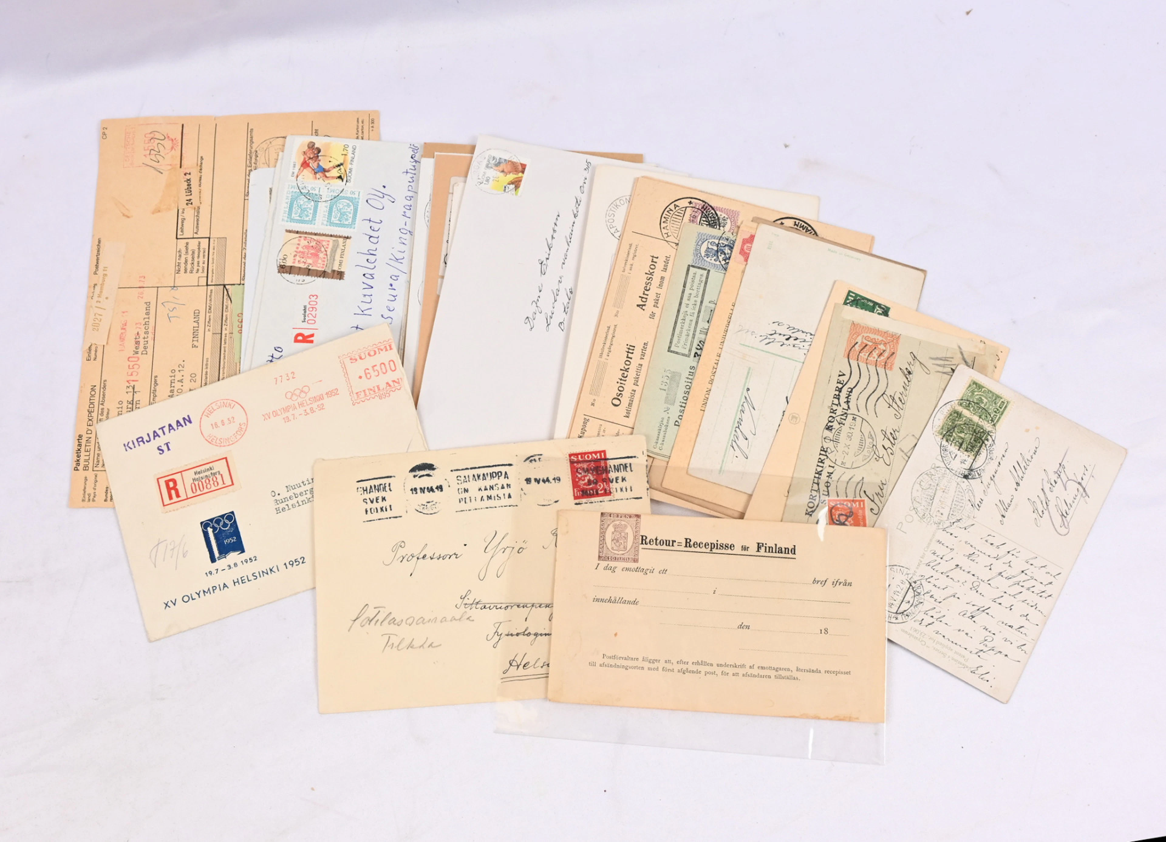Finnish postal items versatile selection of old and a bit of newer