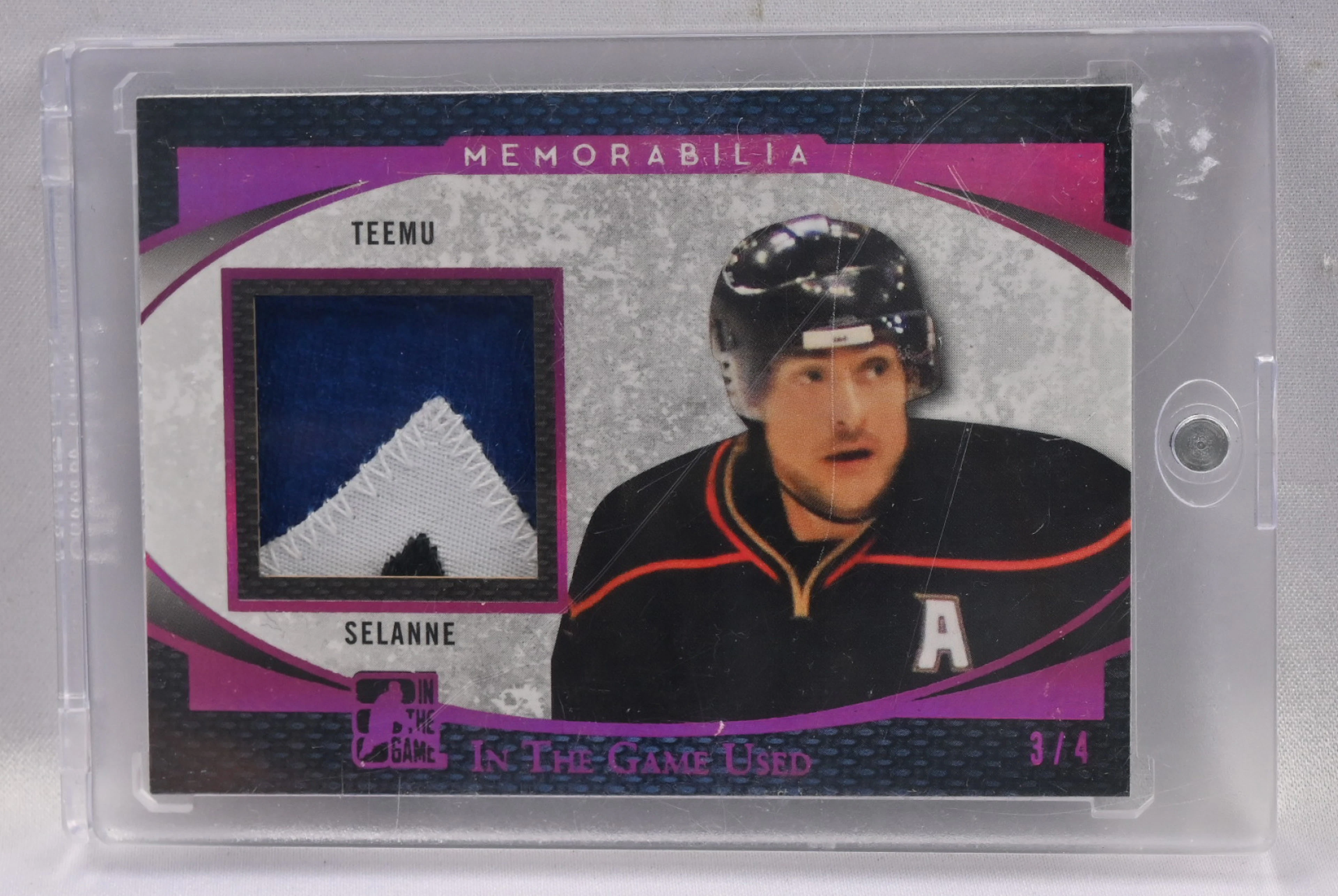 Teemu Selänne ITG Leaf Patch 3/4.