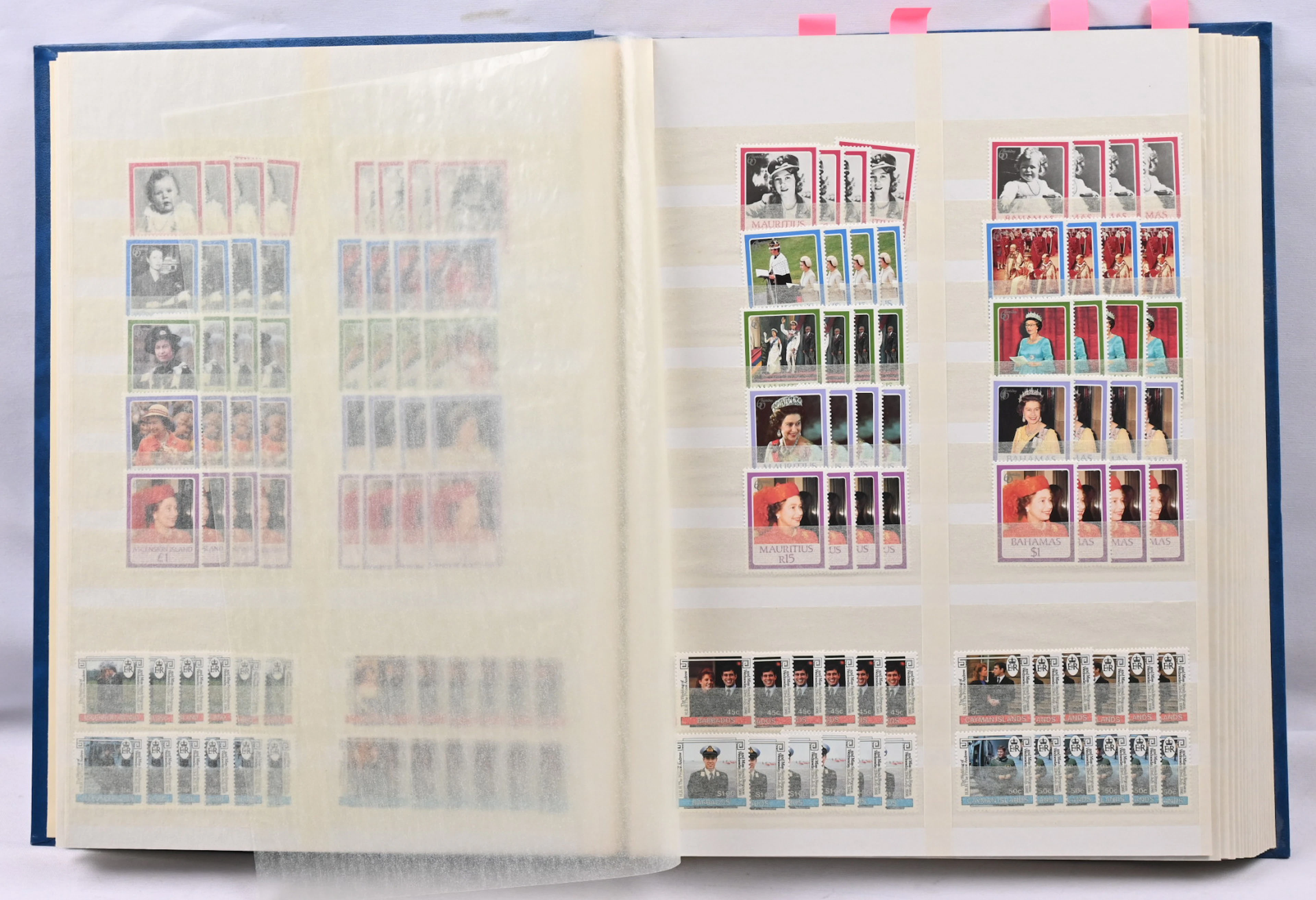 Omnibus issues of British colonies from many different countries.