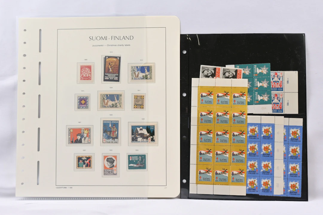 1908 - 1948 short of one stamp complete collection on pages, additionally