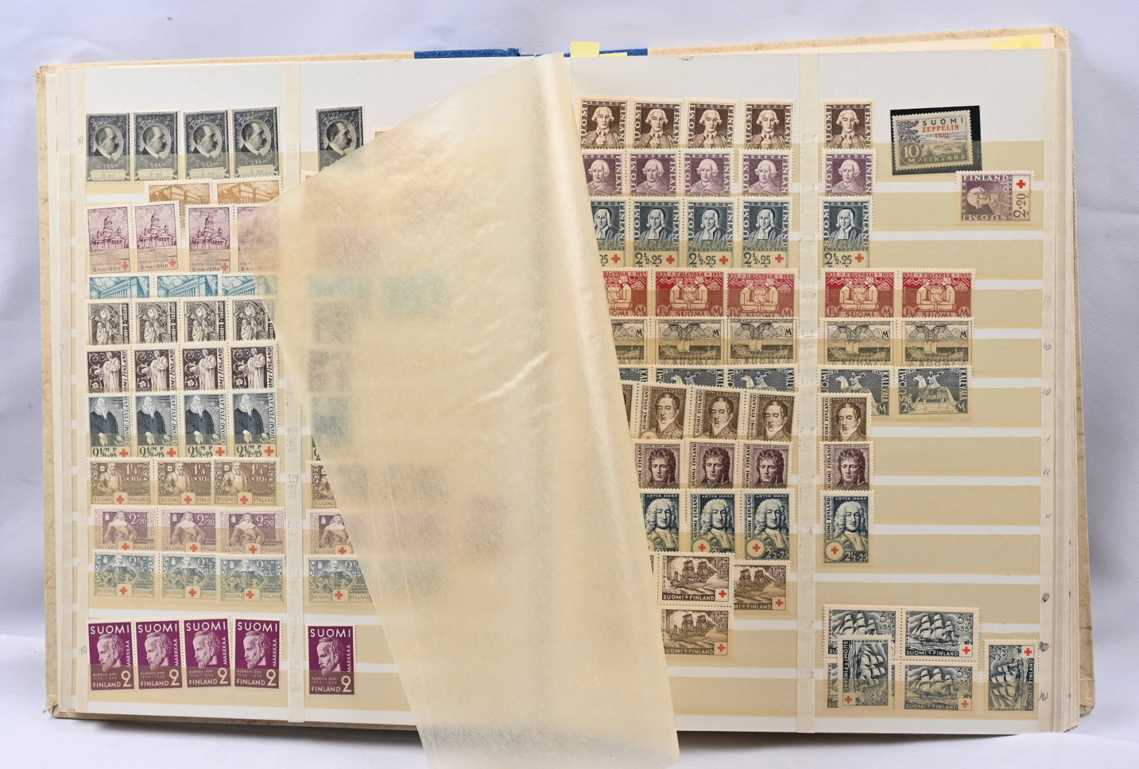 From 1930s to 1960s stock album including mainly MNH ** material