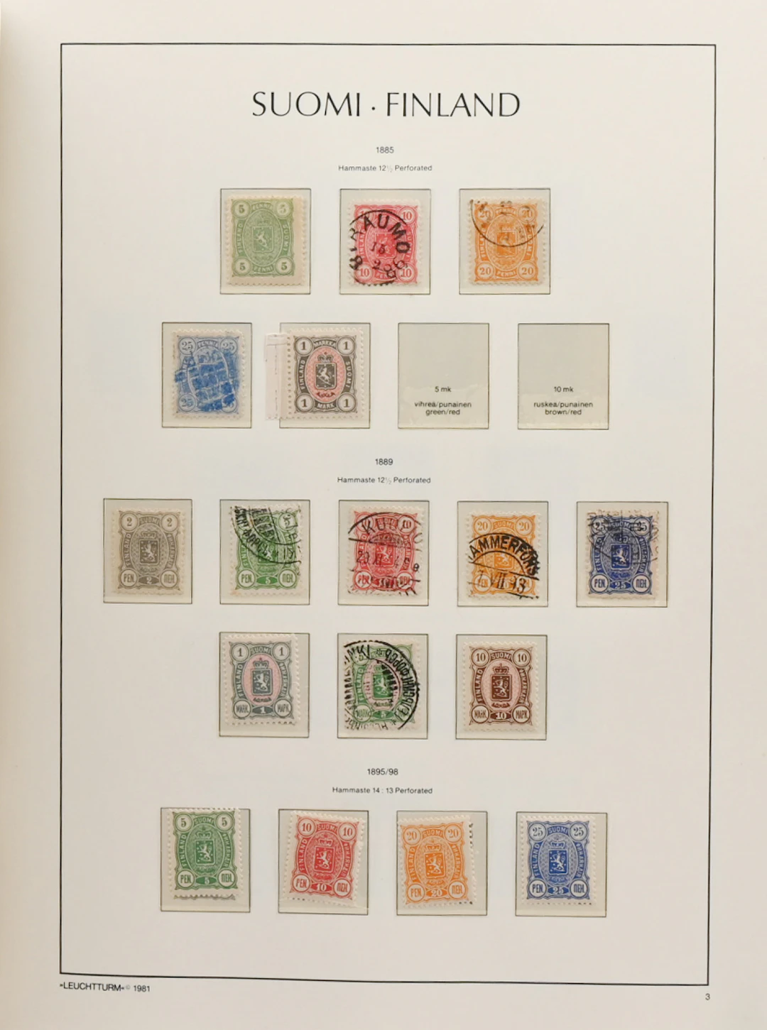 1866 - 1992 collection in an album with mounts, mainly MNH ** material