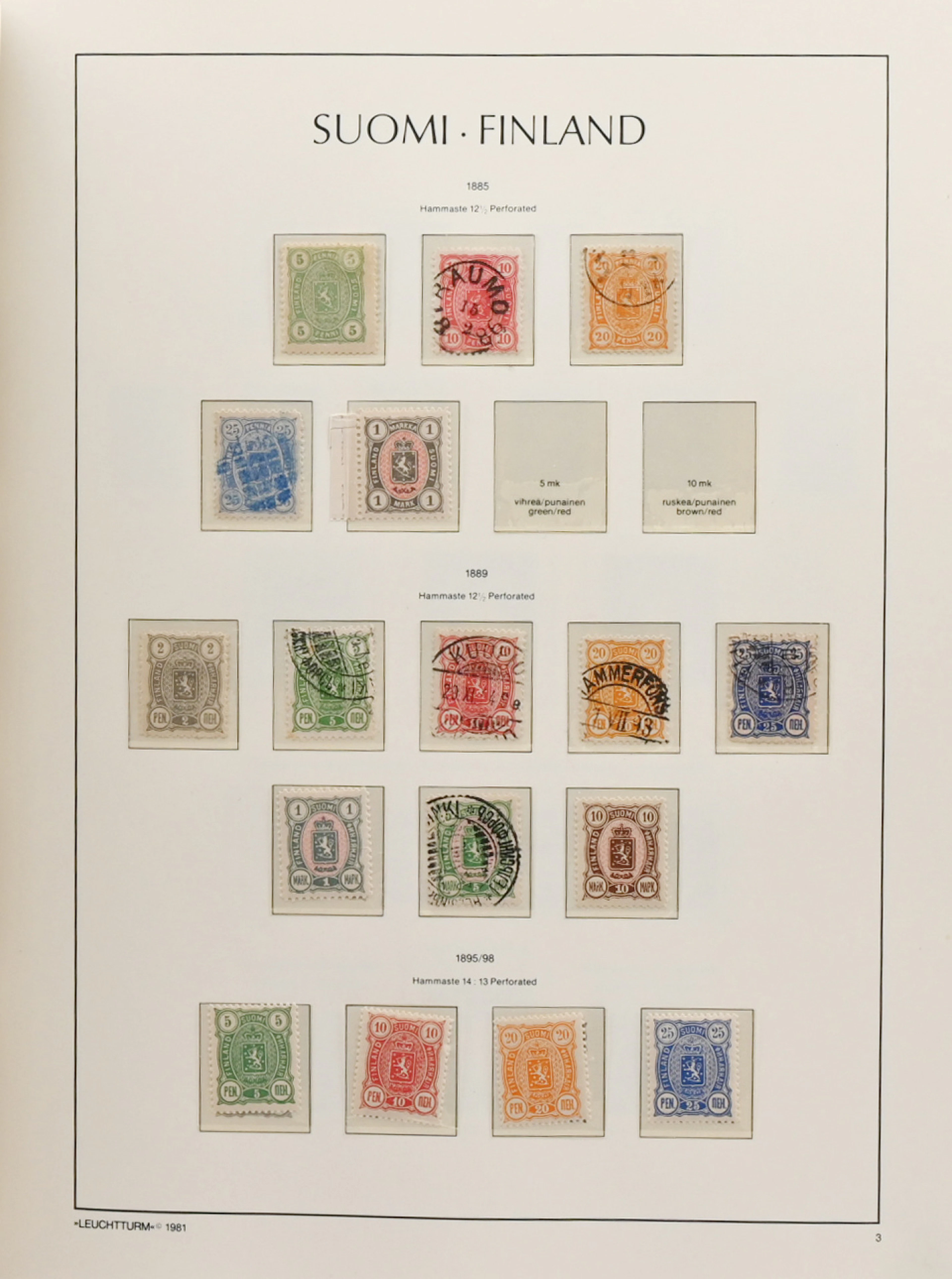 1866 - 1992 collection in an album with mounts, mainly MNH ** material