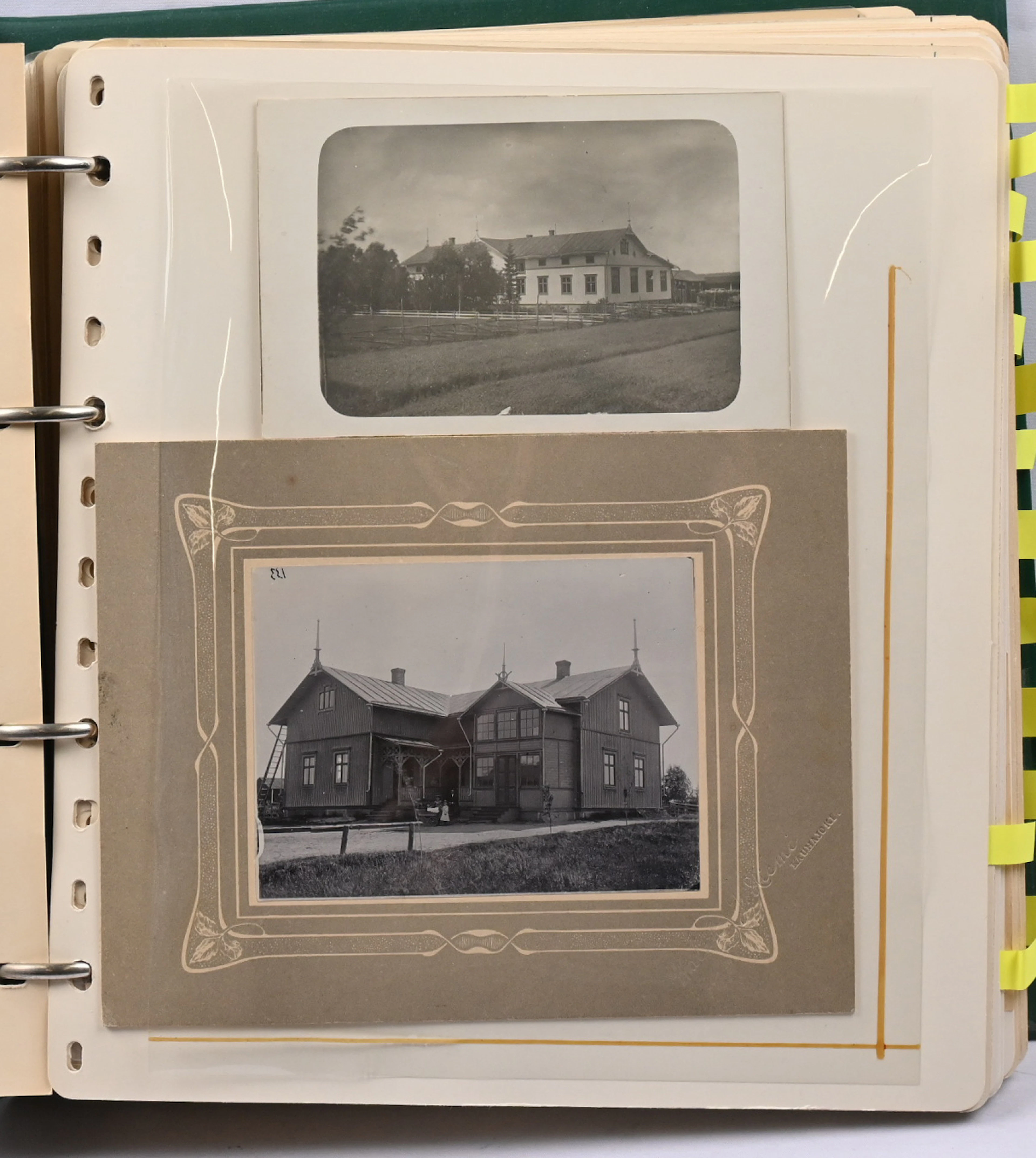 Päntäne, fine postmark collection in two albums on stock pages. Starting