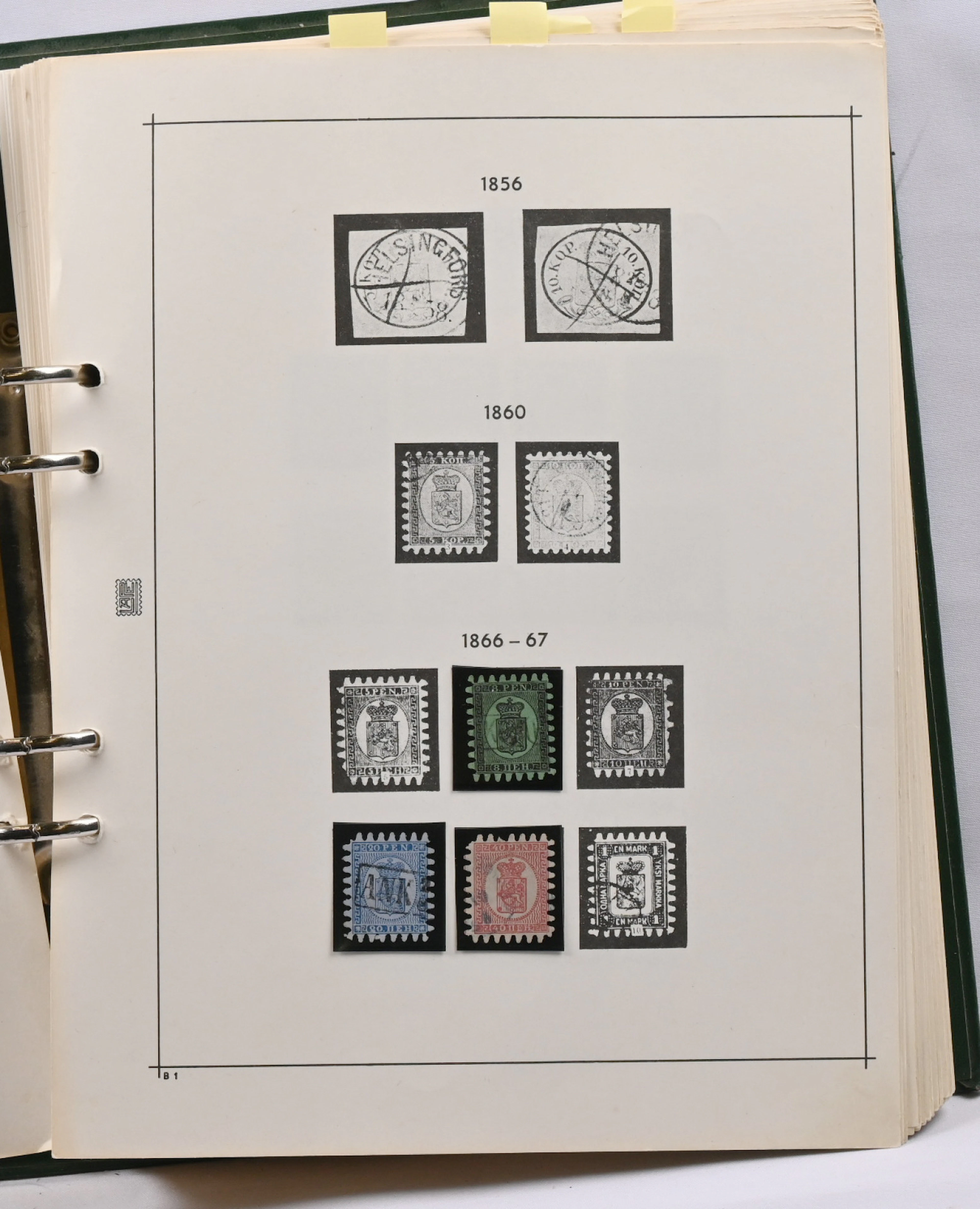 1866 - 1985 fine collection on pages in album, eg. issue 1891 stamps