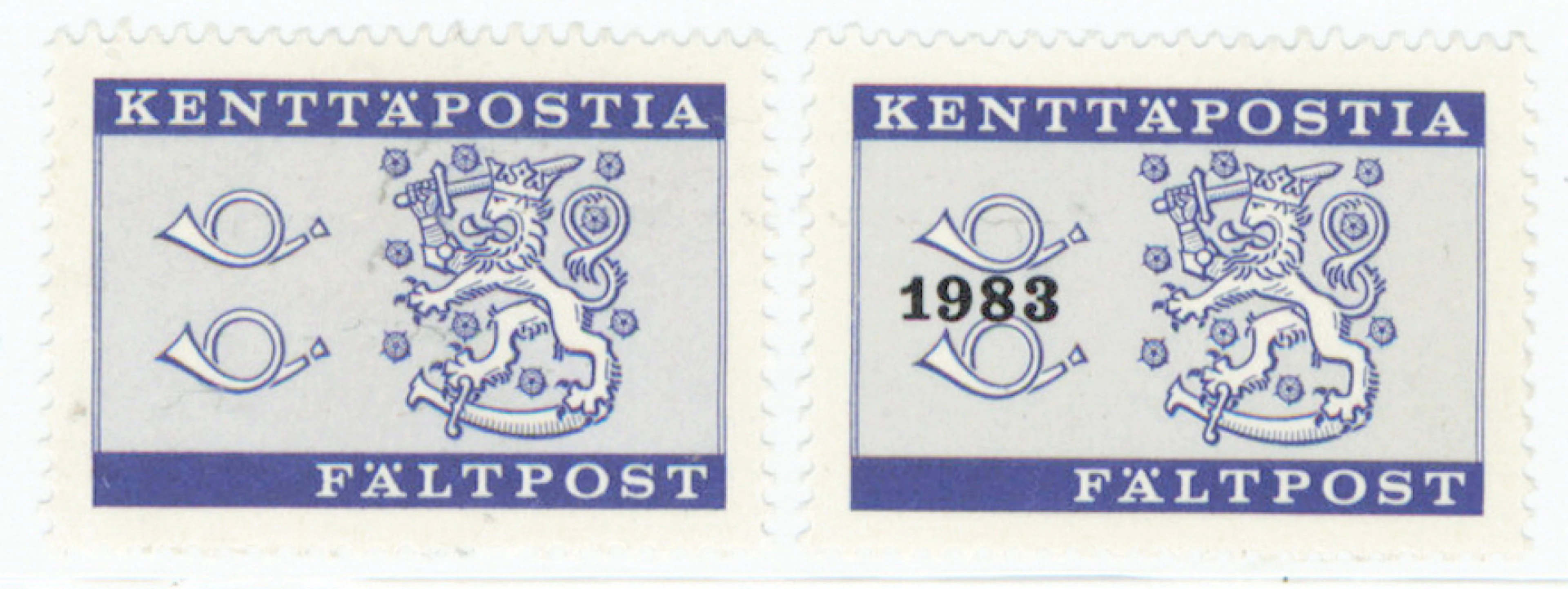 1963 and 1983 field post stamps, MNH **