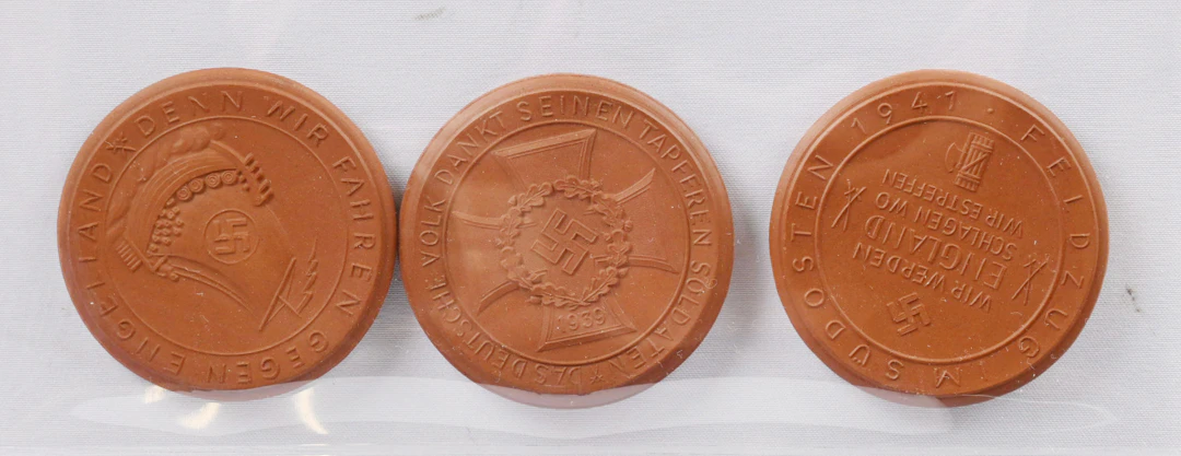 Germany 1939 - 1941 three different commemorative medals manufactured