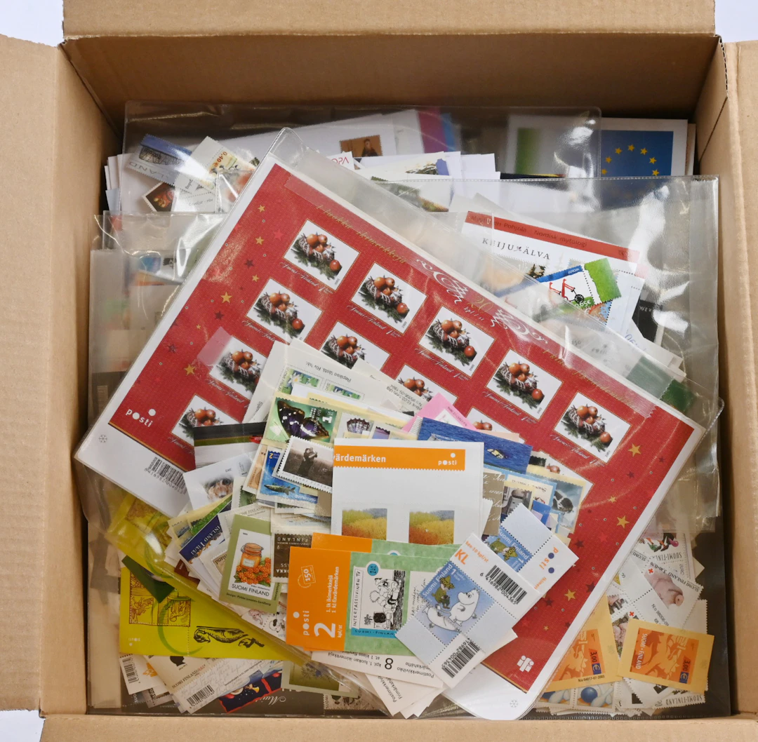 MNH ** 1st class stamps over 500 pieces + other face value material
