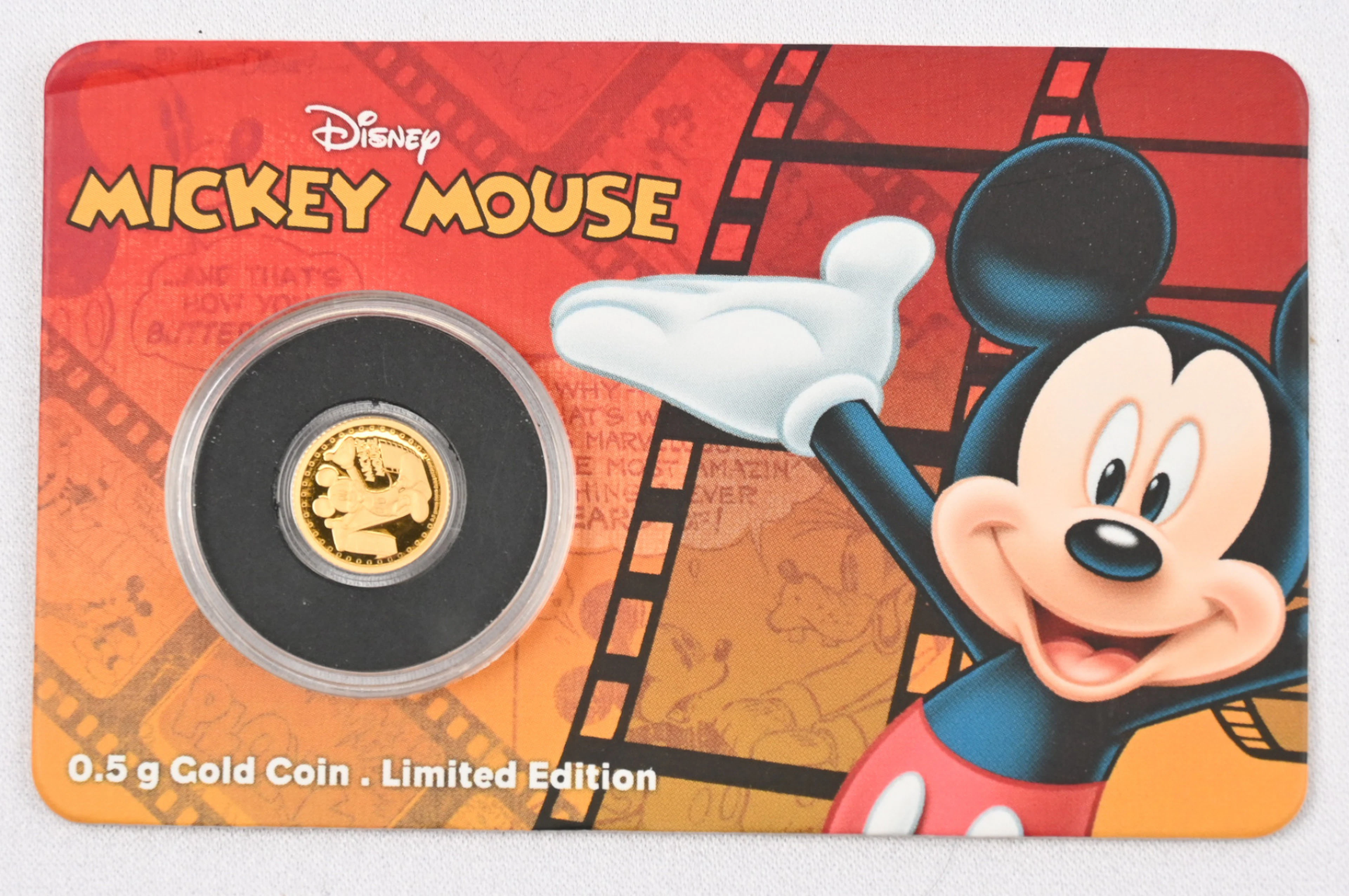 Niue 2016 2$ Mickey Mouse, gold, Minted only 1500 pieces