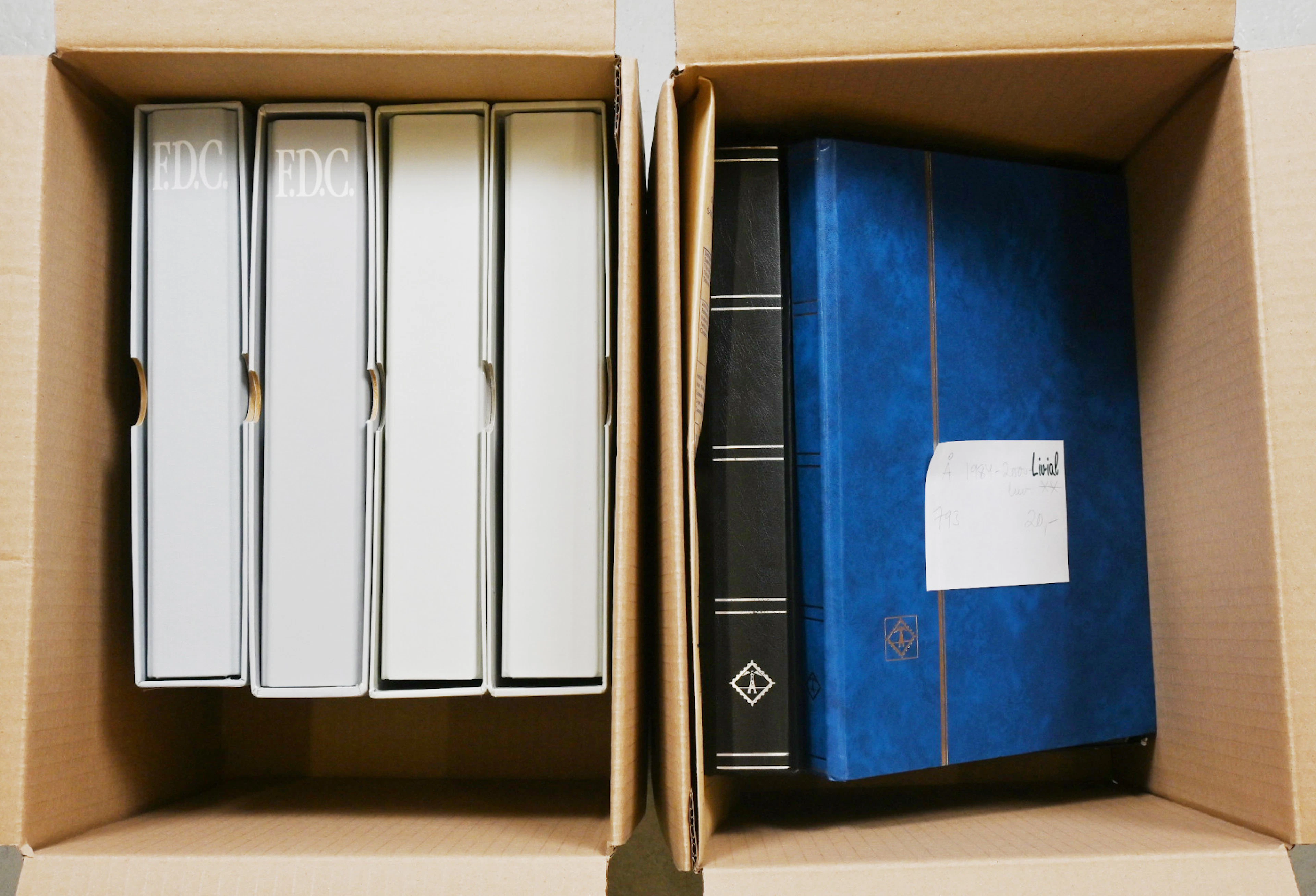 Box including eg. Aland Island multiples, year sets, postal stationeries