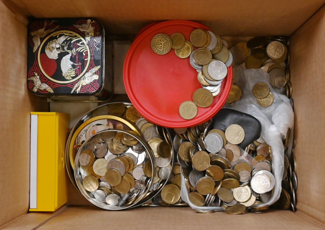 Coins approximately 11 KG starting from 1800s silver coins.