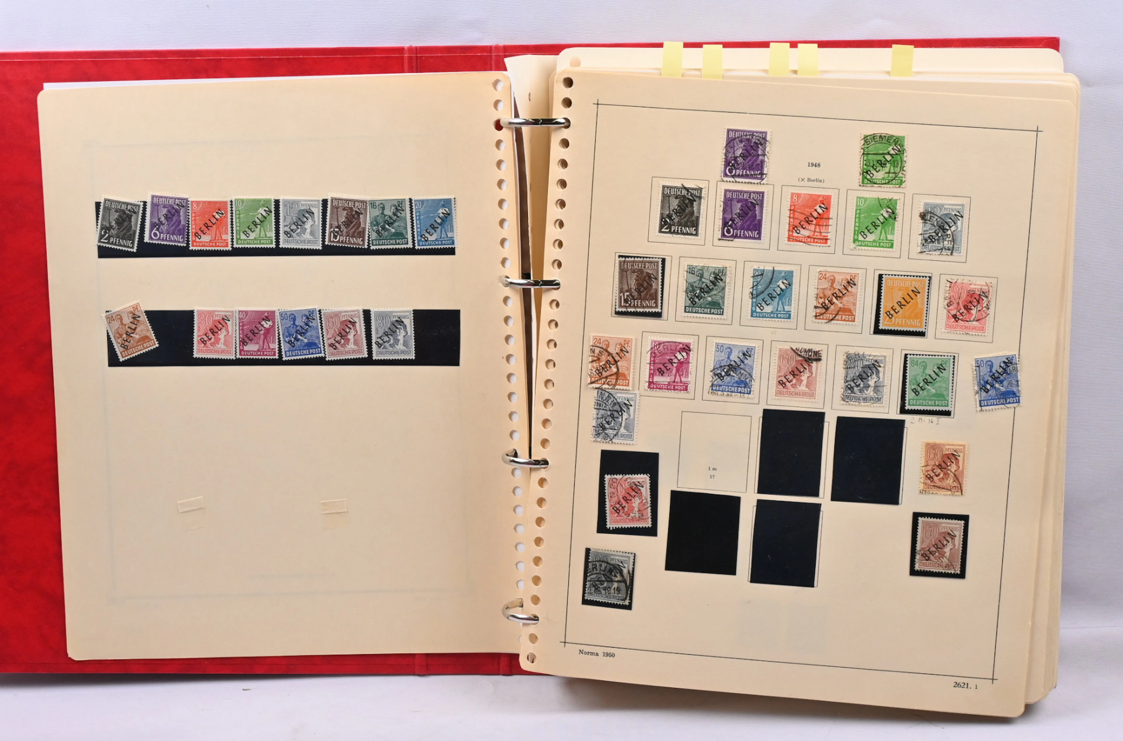 1949 - 1990 collection in an album, many better stamps from the early