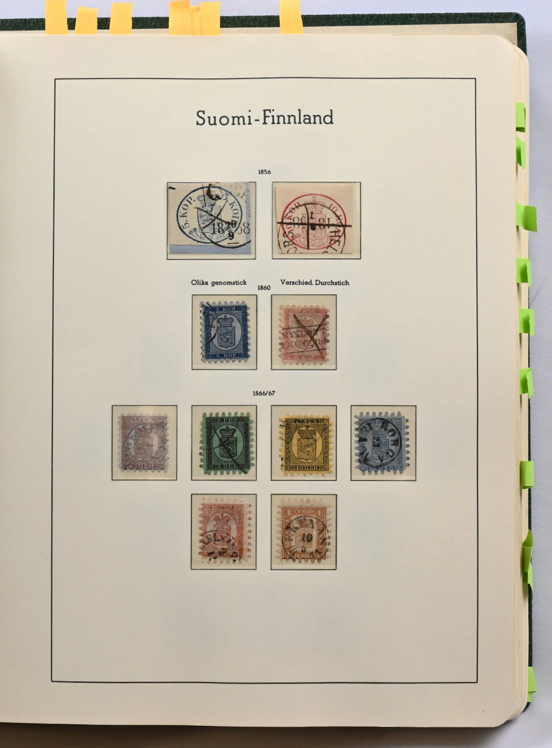 1856 - 1993 extremely fine mainly used collection in an album with