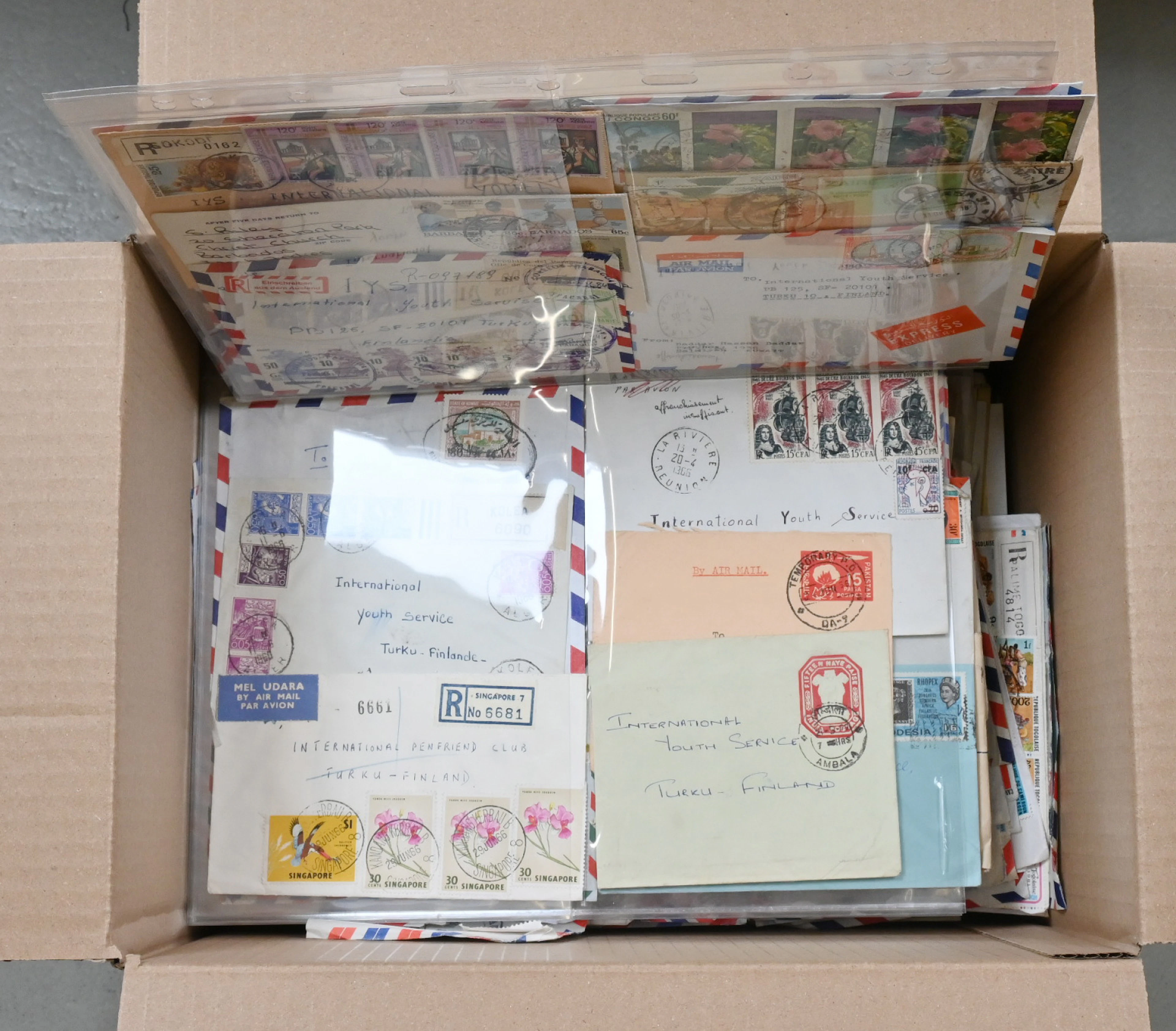 Last lot of IYS (International Youth Service) mail from the original