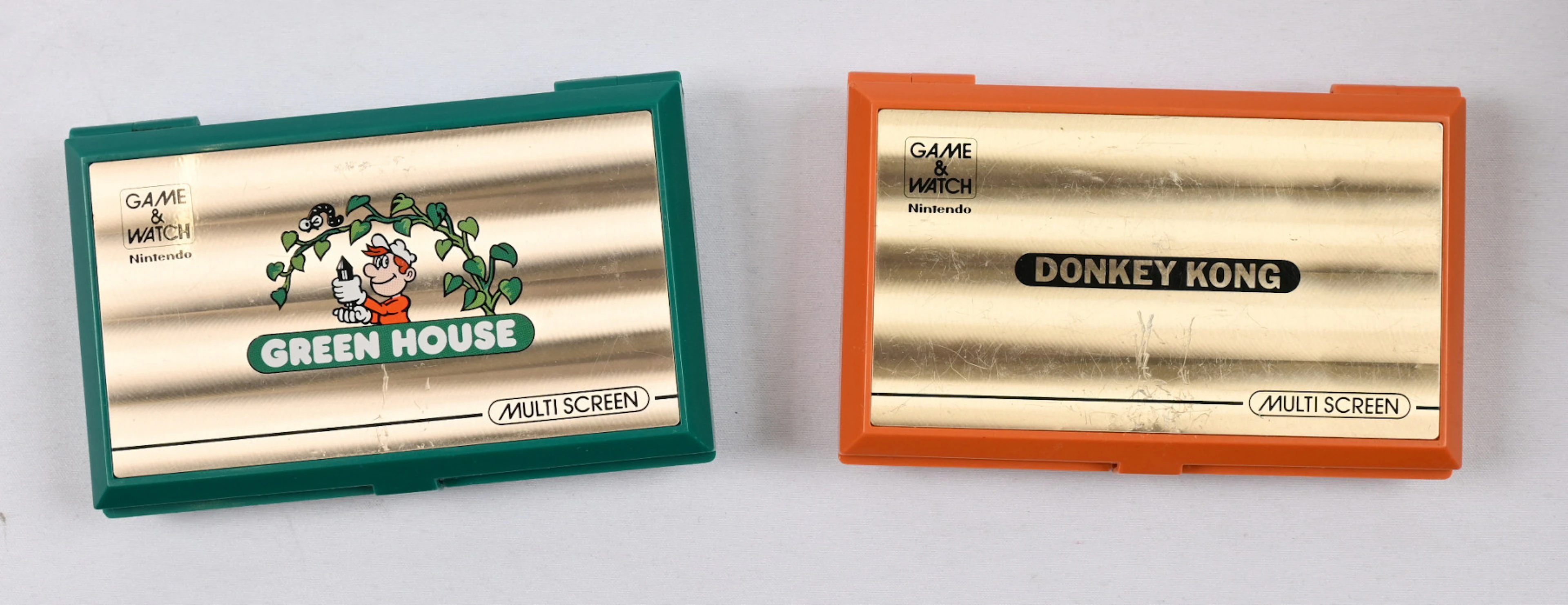 Toys, Nintendo, Game & Watch, Donkey Kong and Green House handheld