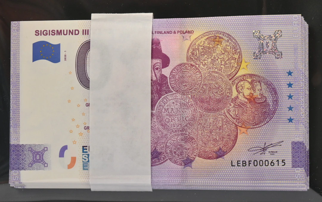 2020 0€ selection "Kings of Finland and Sweden", three different (standard