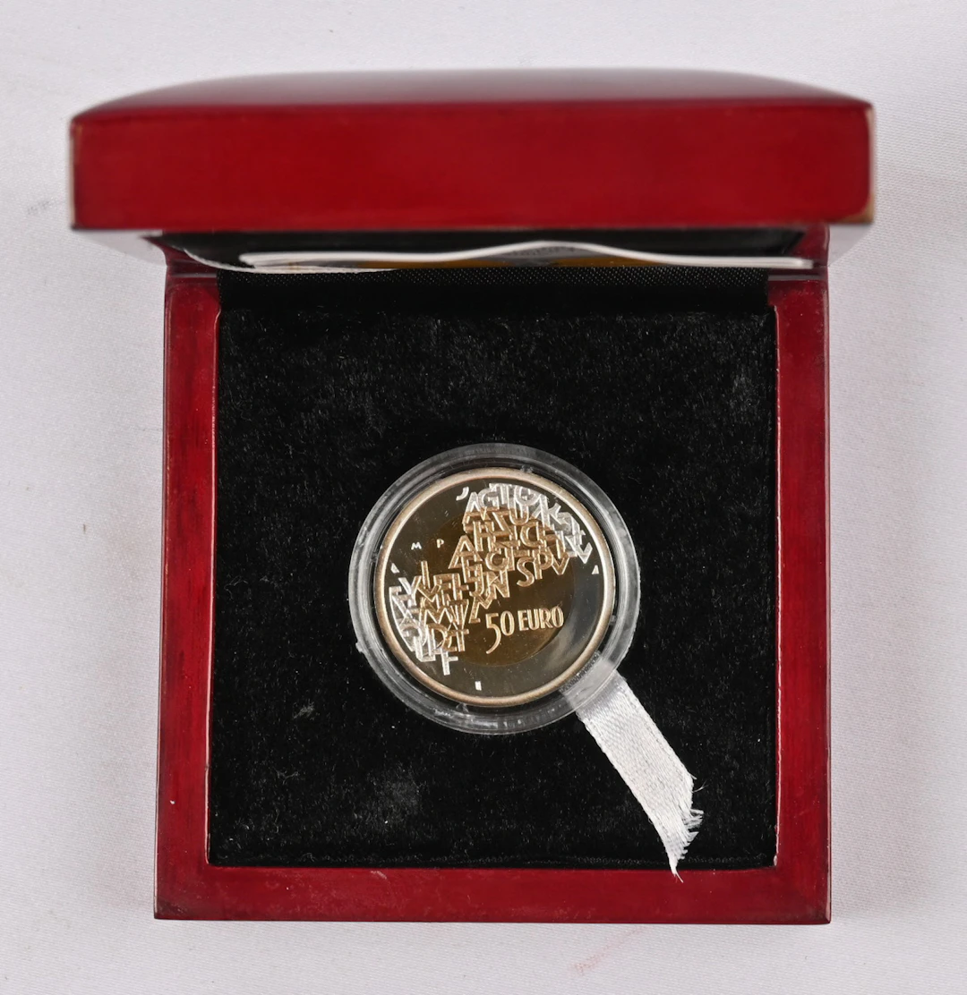 2006 50€ Finland's EU presidency, gold/silver
