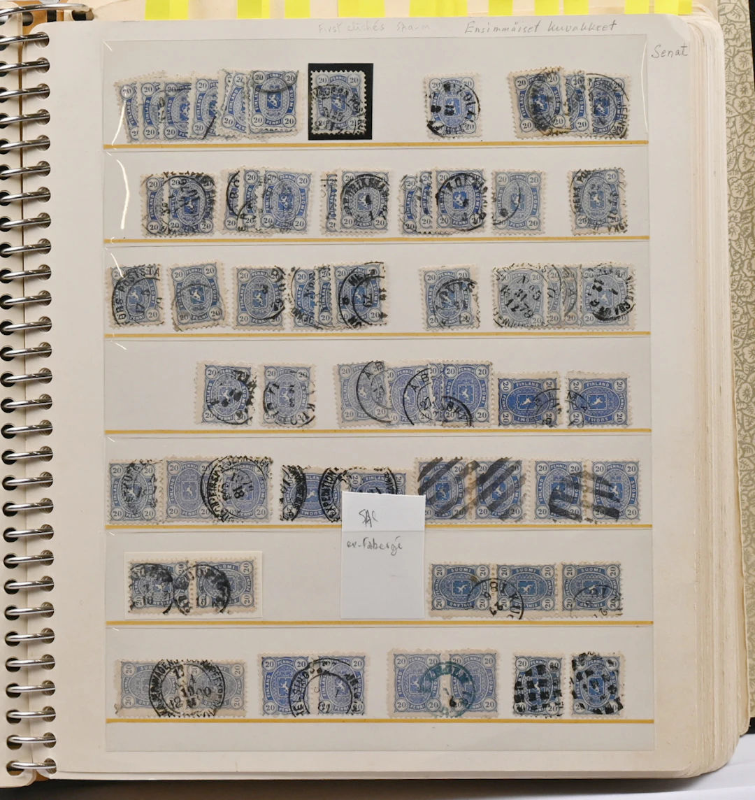 1875 - 1882 excellent reference material of the 20 penni Senate printing