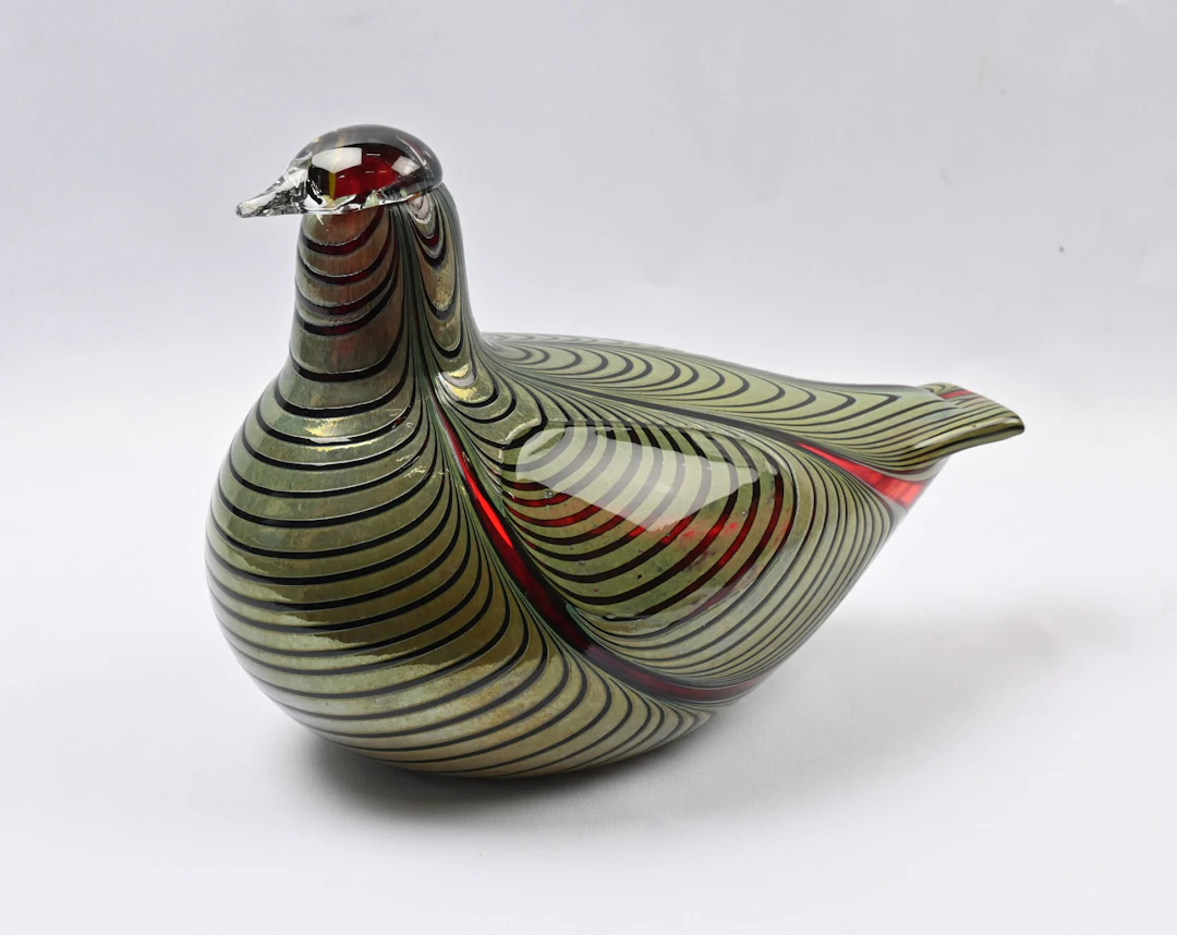 Oiva Toikka's ”Fasaani”. Unsigned piece. Height approximately 14 cm