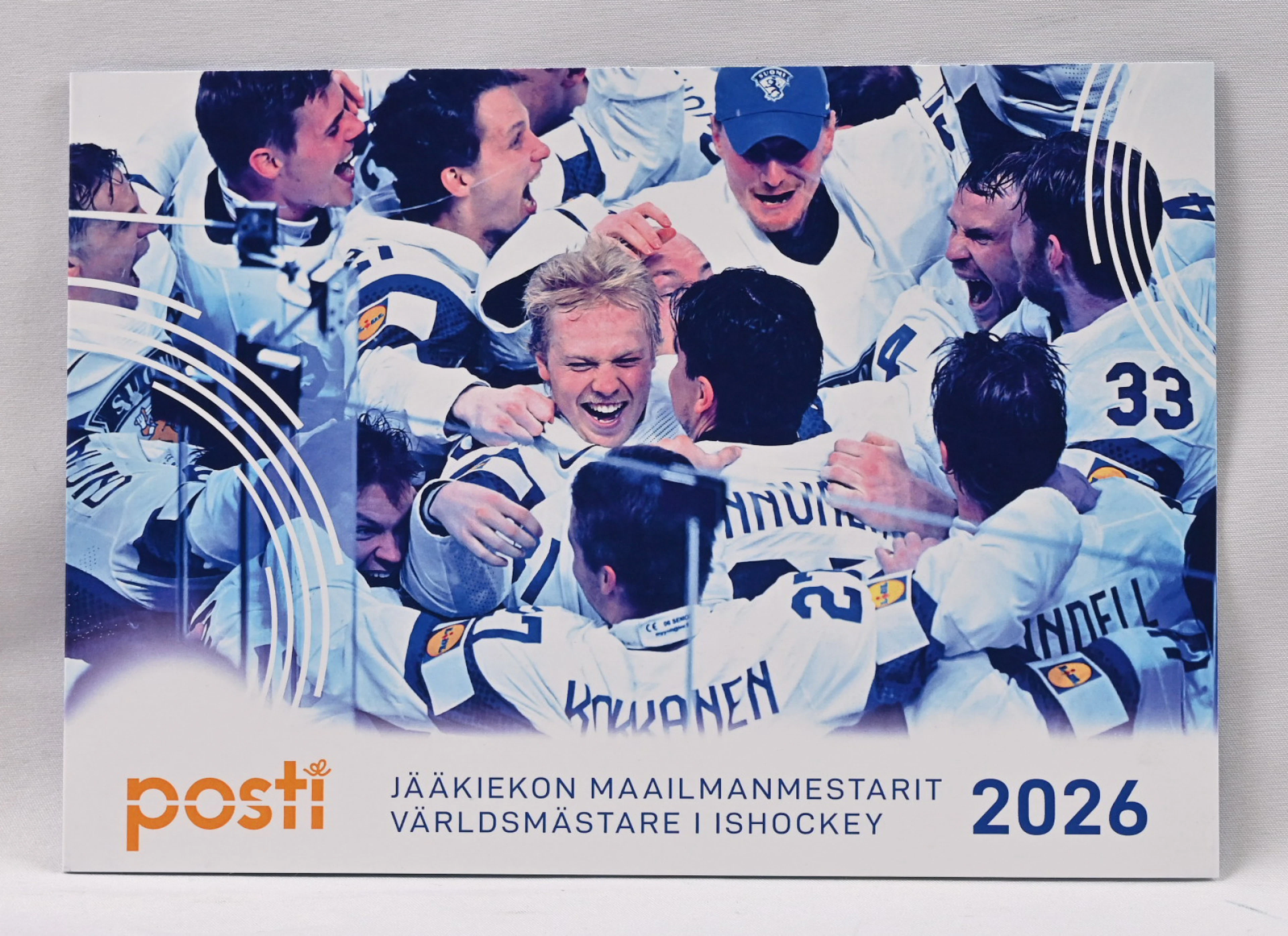 2026 5€ Ice Hockey World Champions miniature sheet, MNH ** numbered.