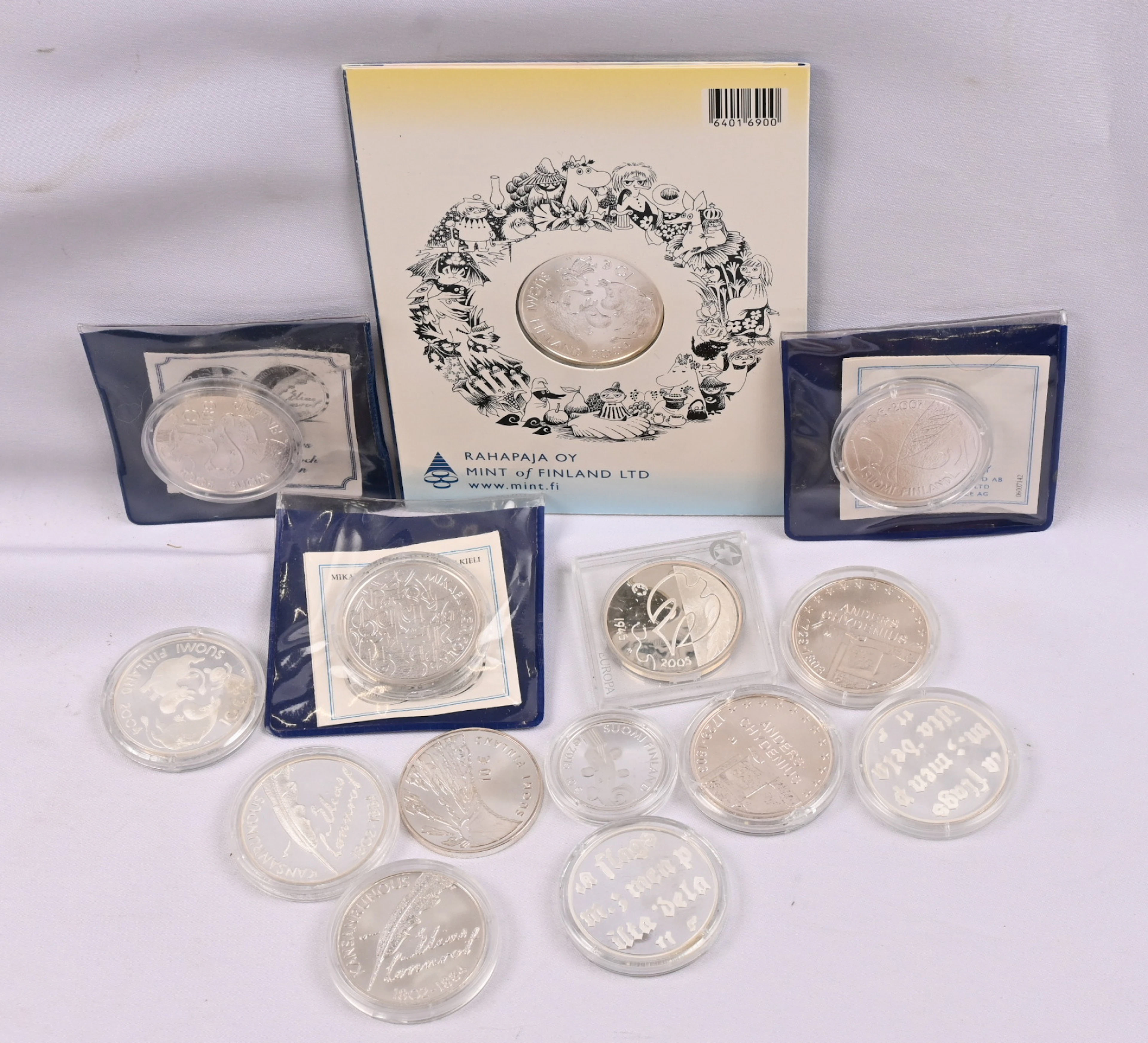 2001 - 2015 selection of 10€ commemorative coins. 14 pieces including