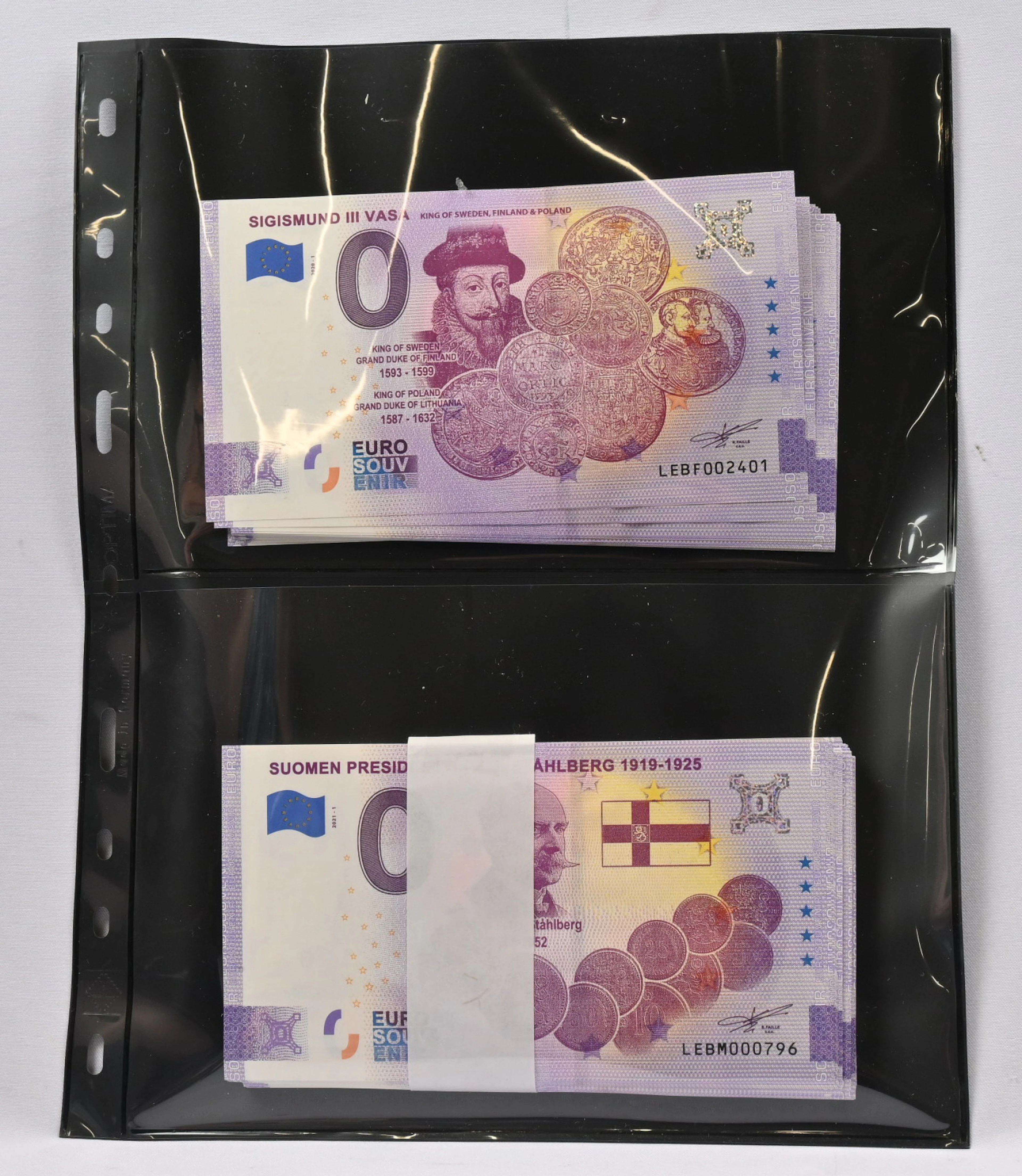 2021 0€ Presidents of Finland 13 different, five of each. Additionally