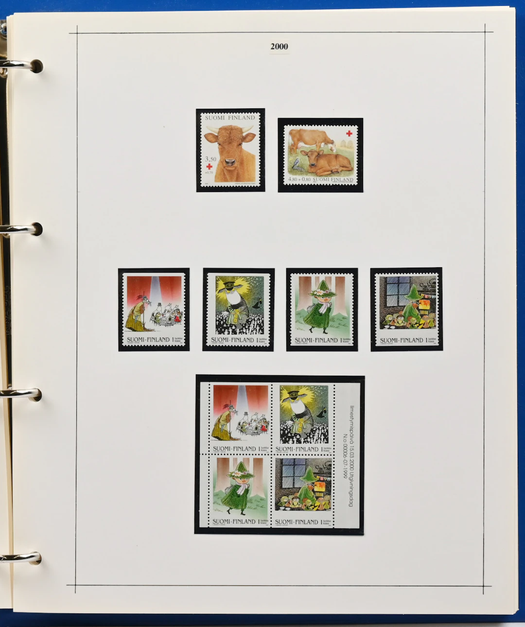 1999 - 2006 MNH ** collection on pages in album, eg. ca. 170 forever stamps!