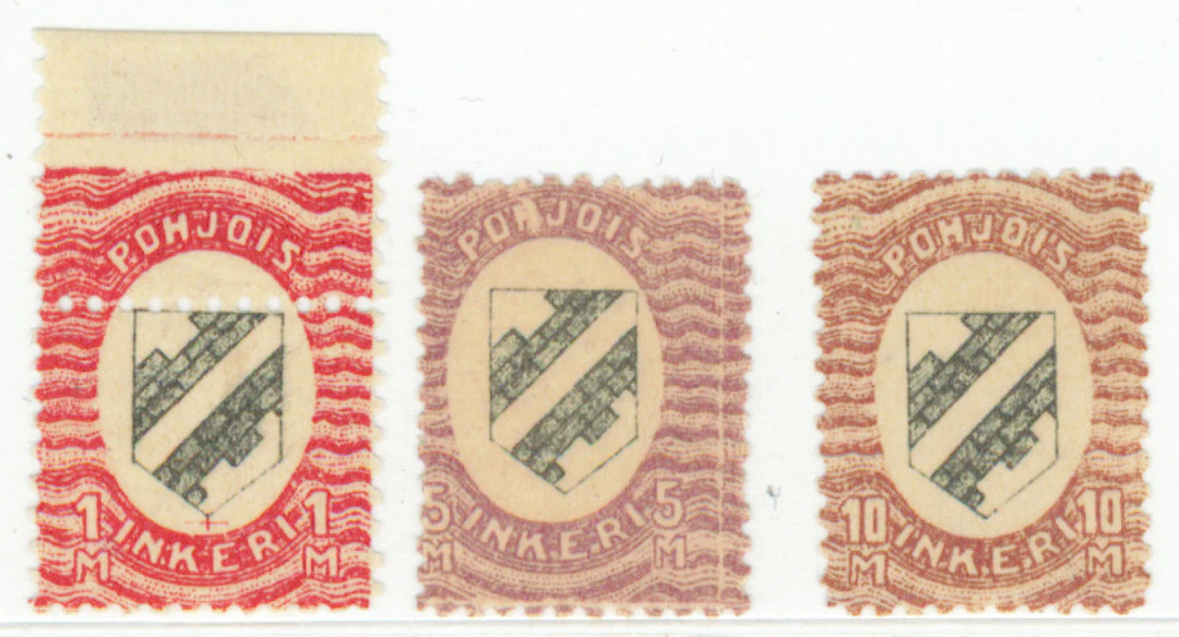 I set 1 markka - 10 markka very fine mint **. On the 1 markka stamp