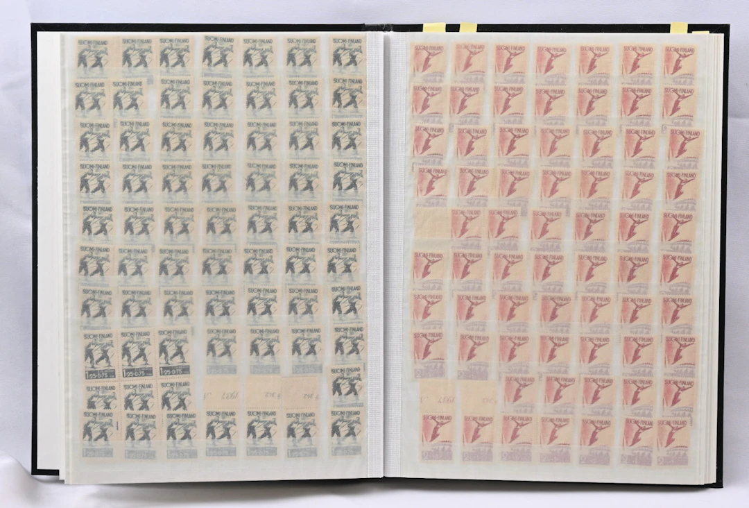 1938 FIS set, fine selection in a stockbook, approximately 100 sets