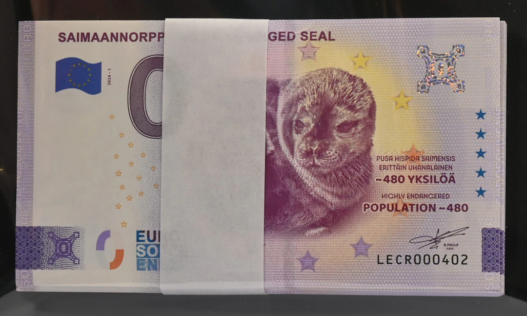 2024 0€ "Saimaan norppa", 100 pieces.